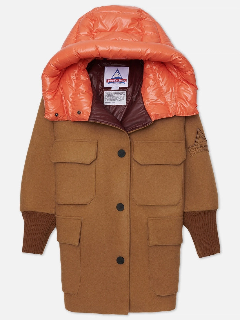 HOLUBAR "Cheyenne" Khaki Orange Virgin Wool Jacket NEW