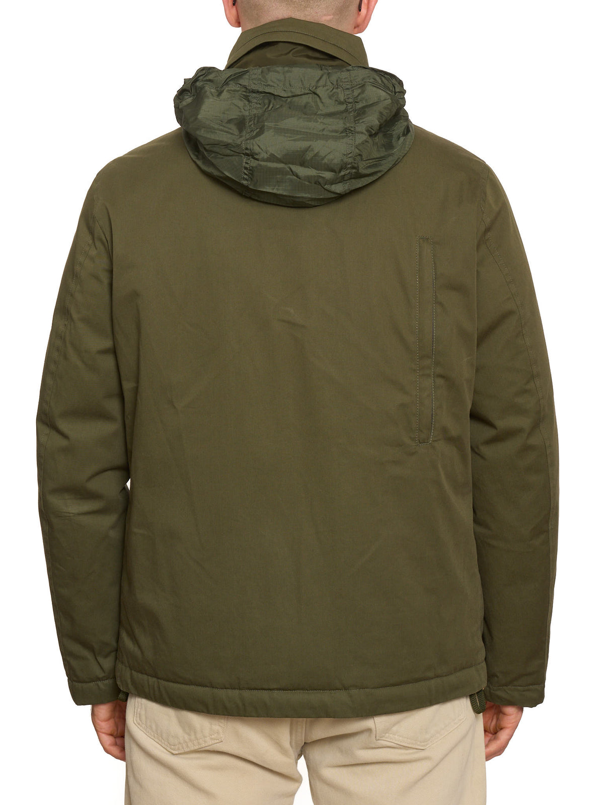 HOLUBAR "New Short Hunter" Green Down Jacket Parka