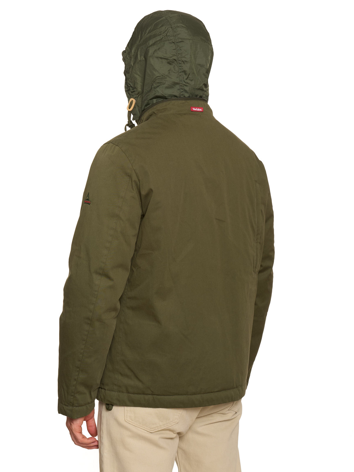 HOLUBAR "New Short Hunter" Green Down Jacket Parka