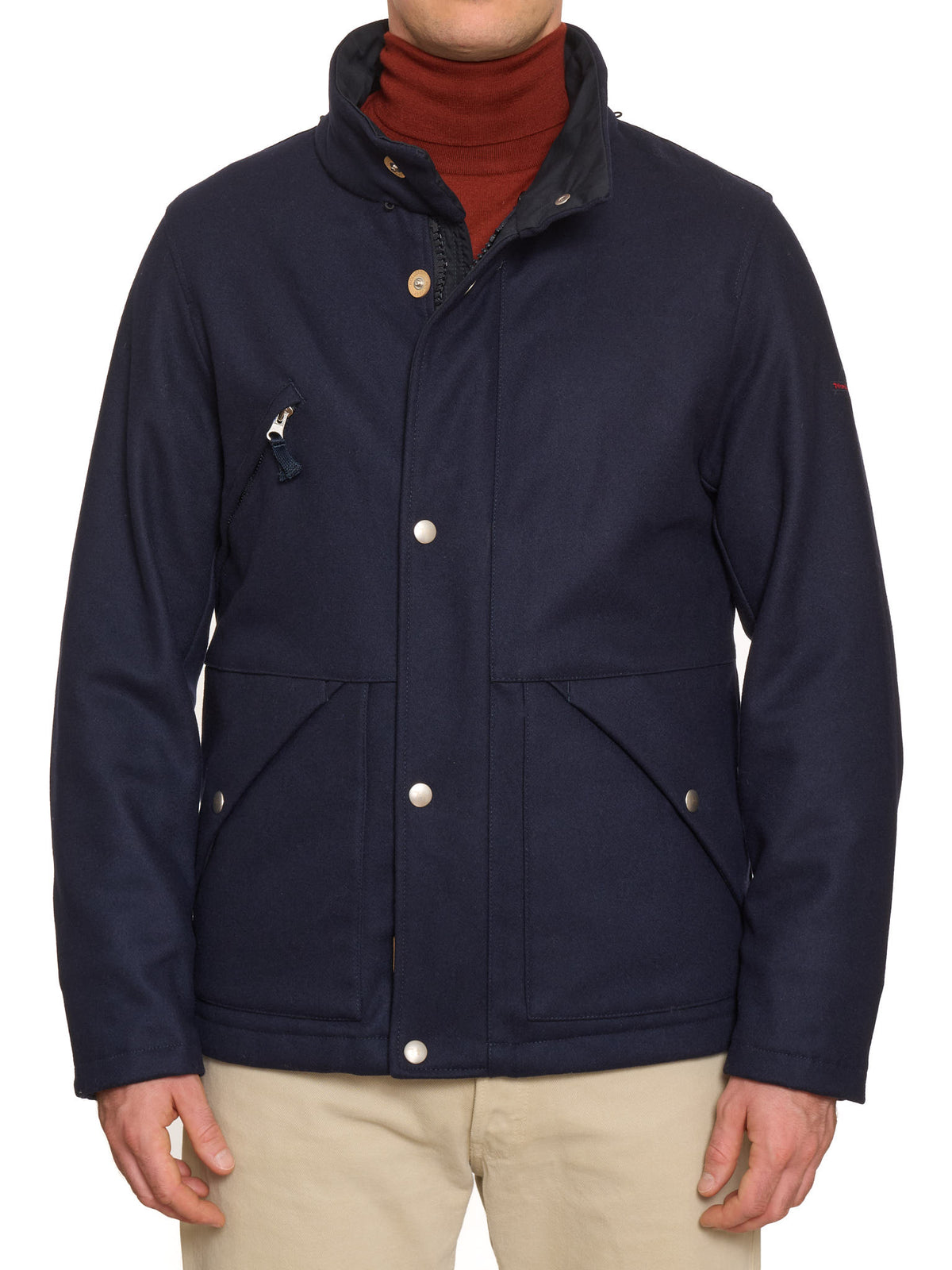 HOLUBAR "Utah" 70TH Anniv. Navy Blue Virgin Wool Down Filled Jacket NEW