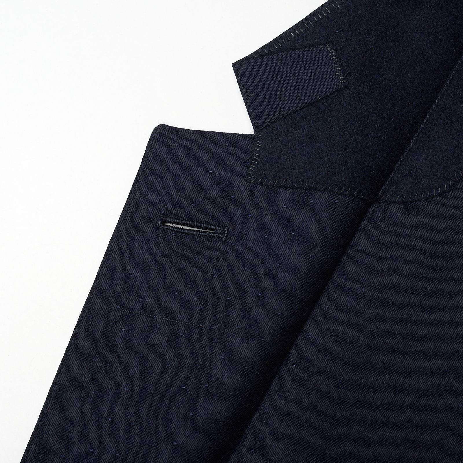 HUNTSMAN Savile Row Bespoke Navy Blue Wool 1 Button Blazer Jacket NEW US 40 HUNTSMAN