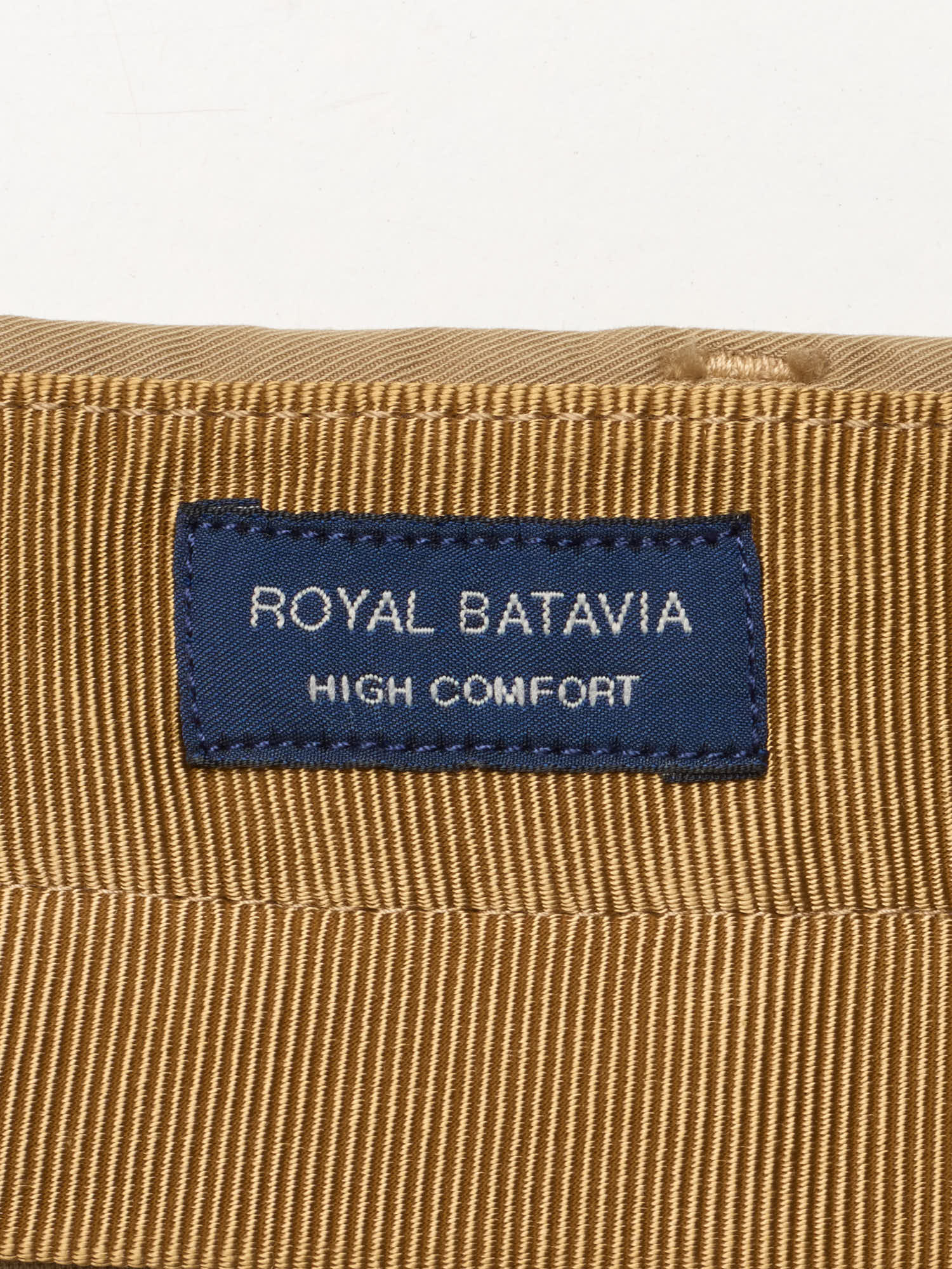 INCOTEX Beige "Royal Batavia" Cotton Slim Fit Chino Pants