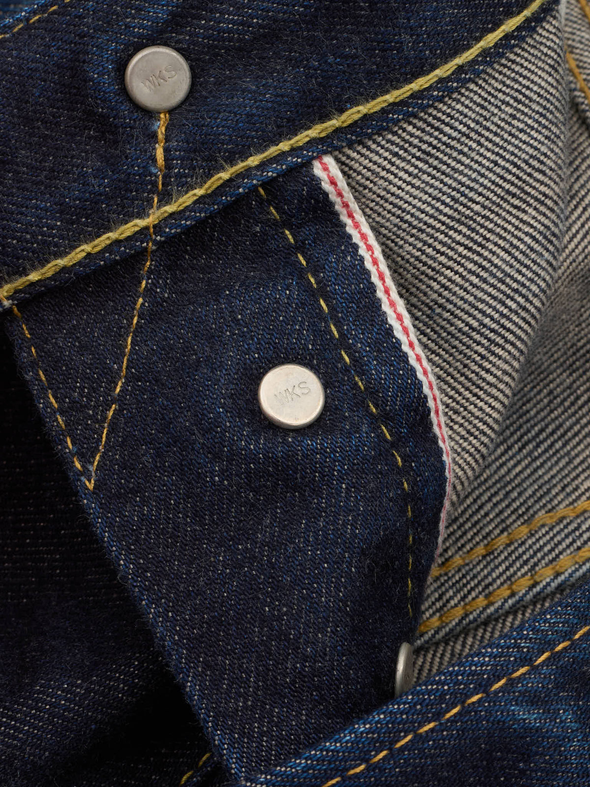 IRON HEART 666 14oz Selvedge Denim Slim Straight Cut Jeans