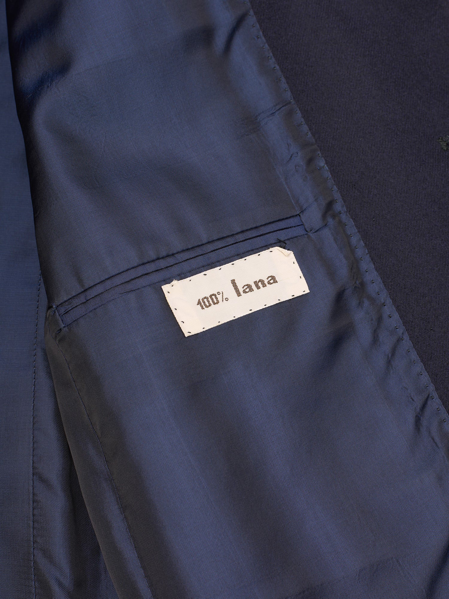 ISAIA For SIR WILSON Navy Blue Wool Business Suit