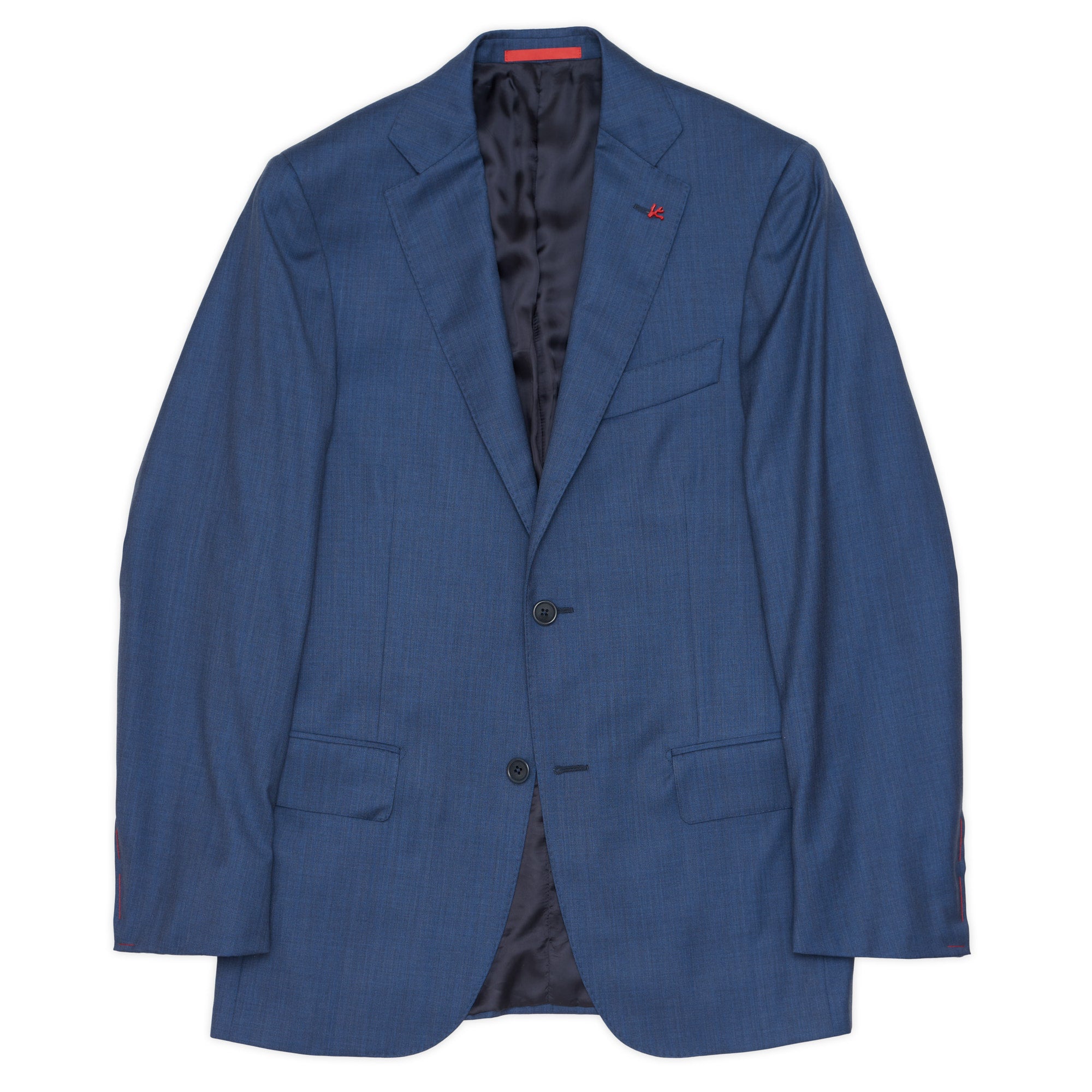 ISAIA Napoli Handmade Blue Wool Blend Jacket Sport Coat EU 44 NEW US 34 ISAIA