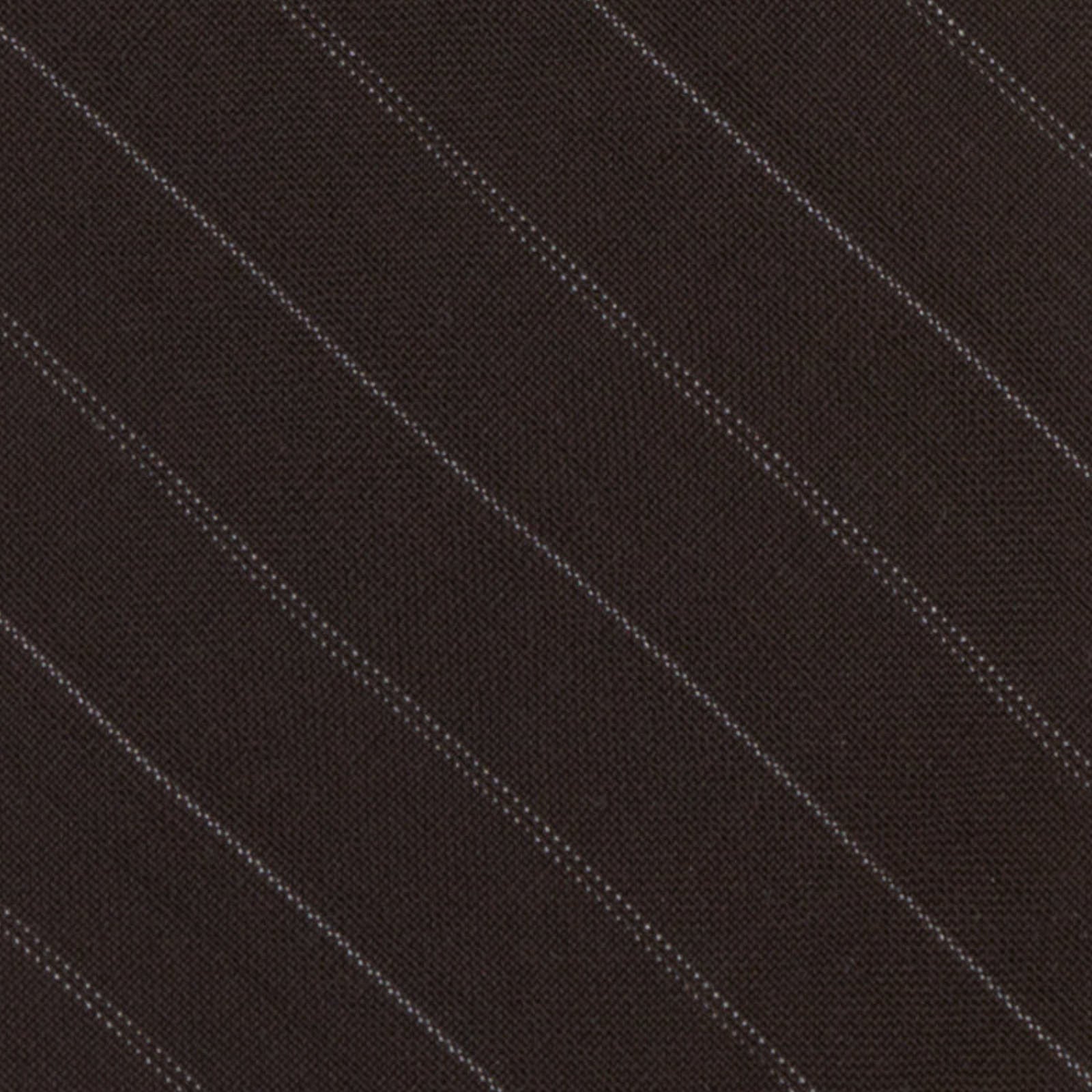 I VALENTINI Brown Pinstripe Handmade Mohair Tie NEW