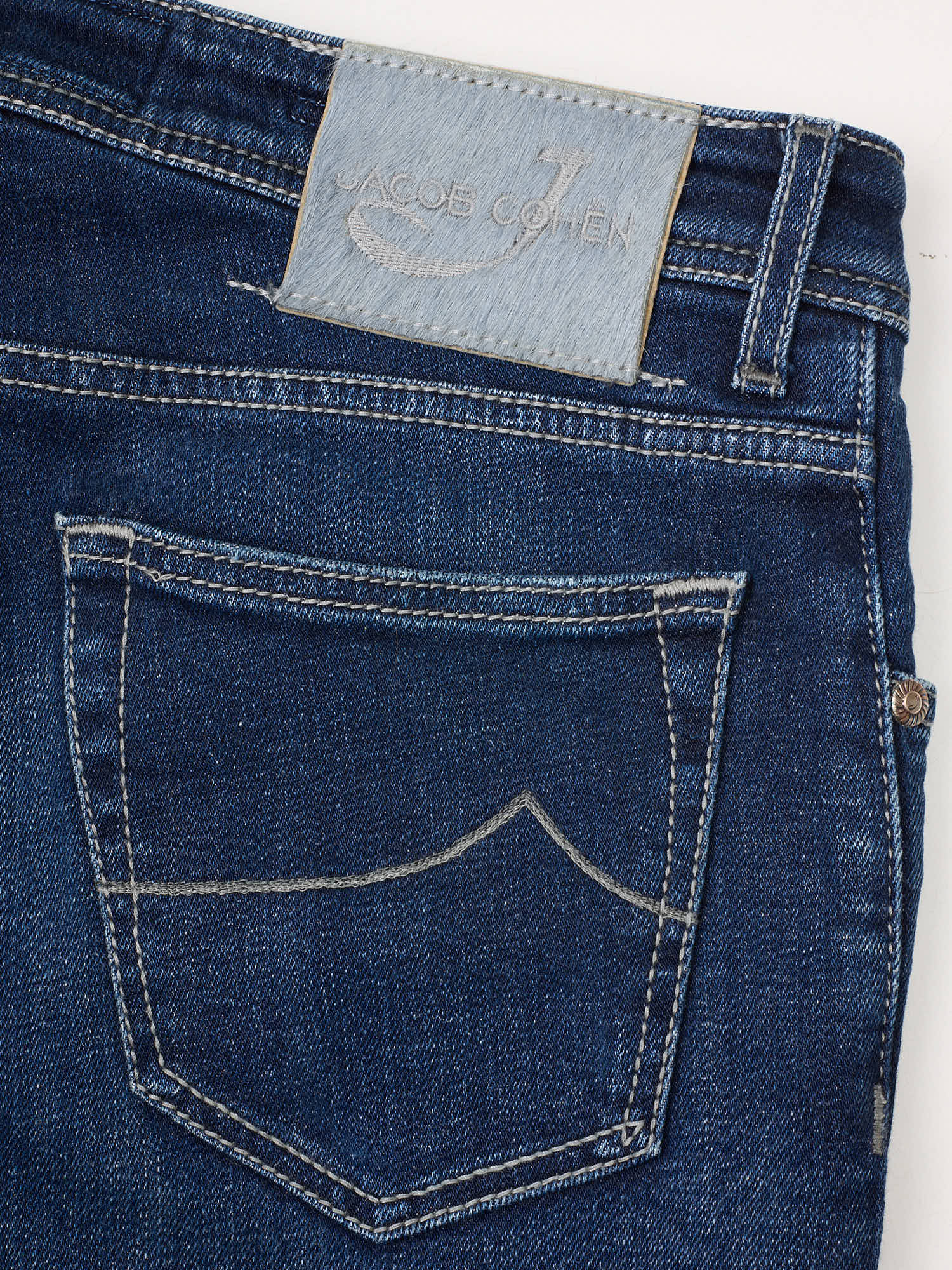 JACOB COHEN 622 Blue Cotton Stretch Denim Pants US 32 NEW