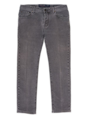 JACOB COHEN 622 Gray Cotton Stretch Tailored Slim Fit Jeans US 32