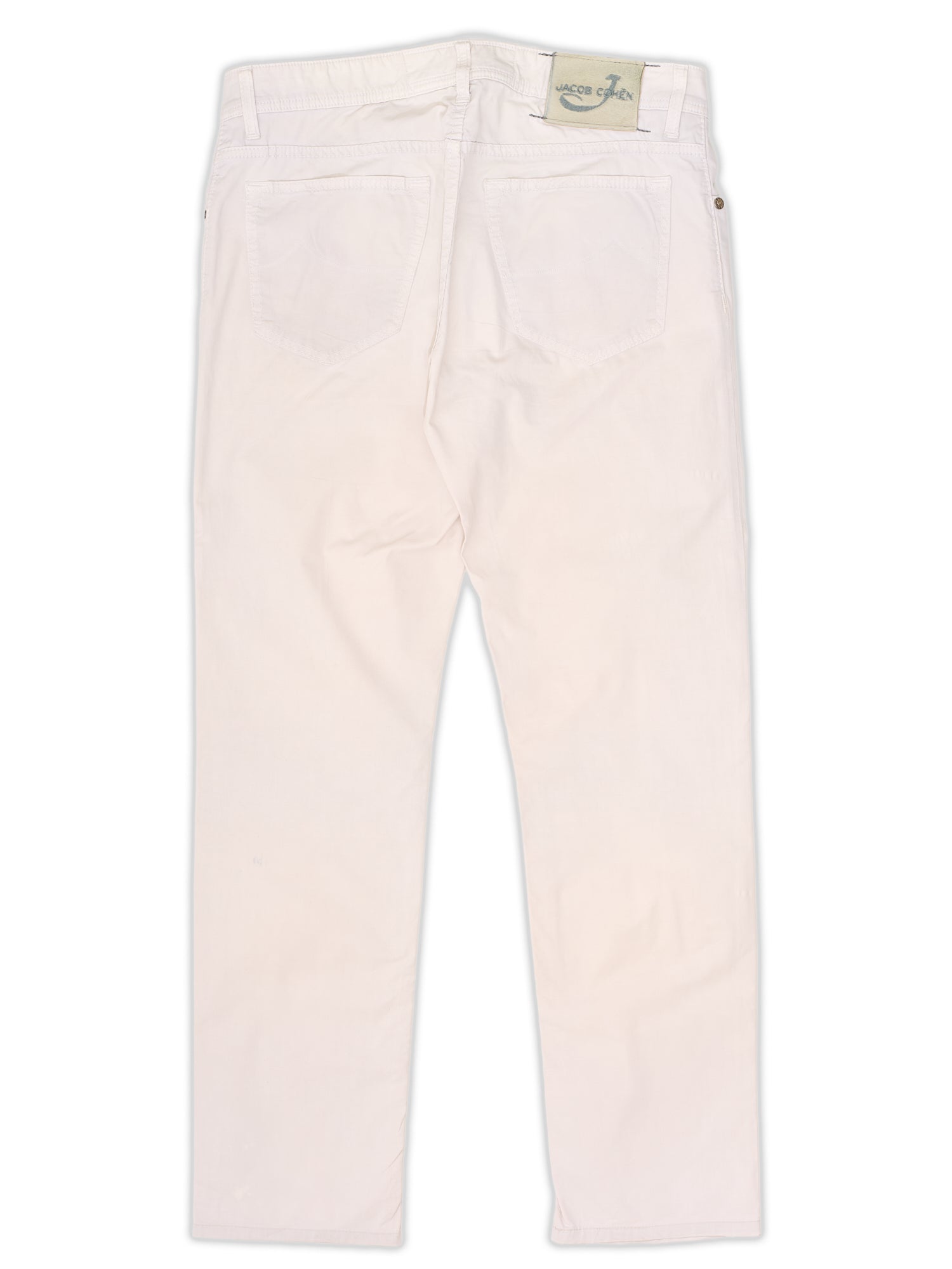 JACOB COHEN Luxury Denim Style 688 Beige Cotton Twill Stretch Jeans Pants US 33