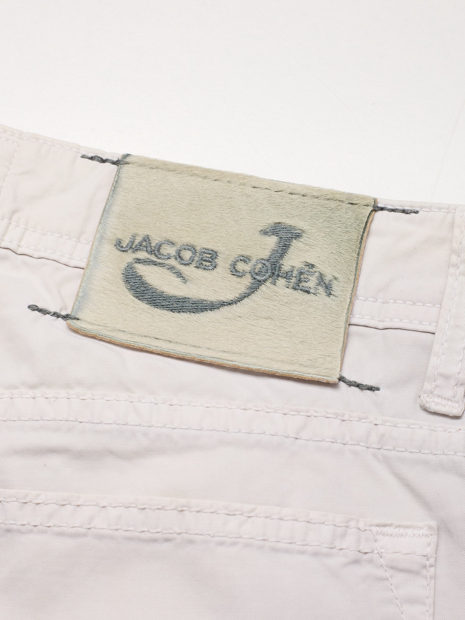 JACOB COHEN Luxury Denim Style 688 Beige Cotton Twill Stretch Jeans Pants US 33
