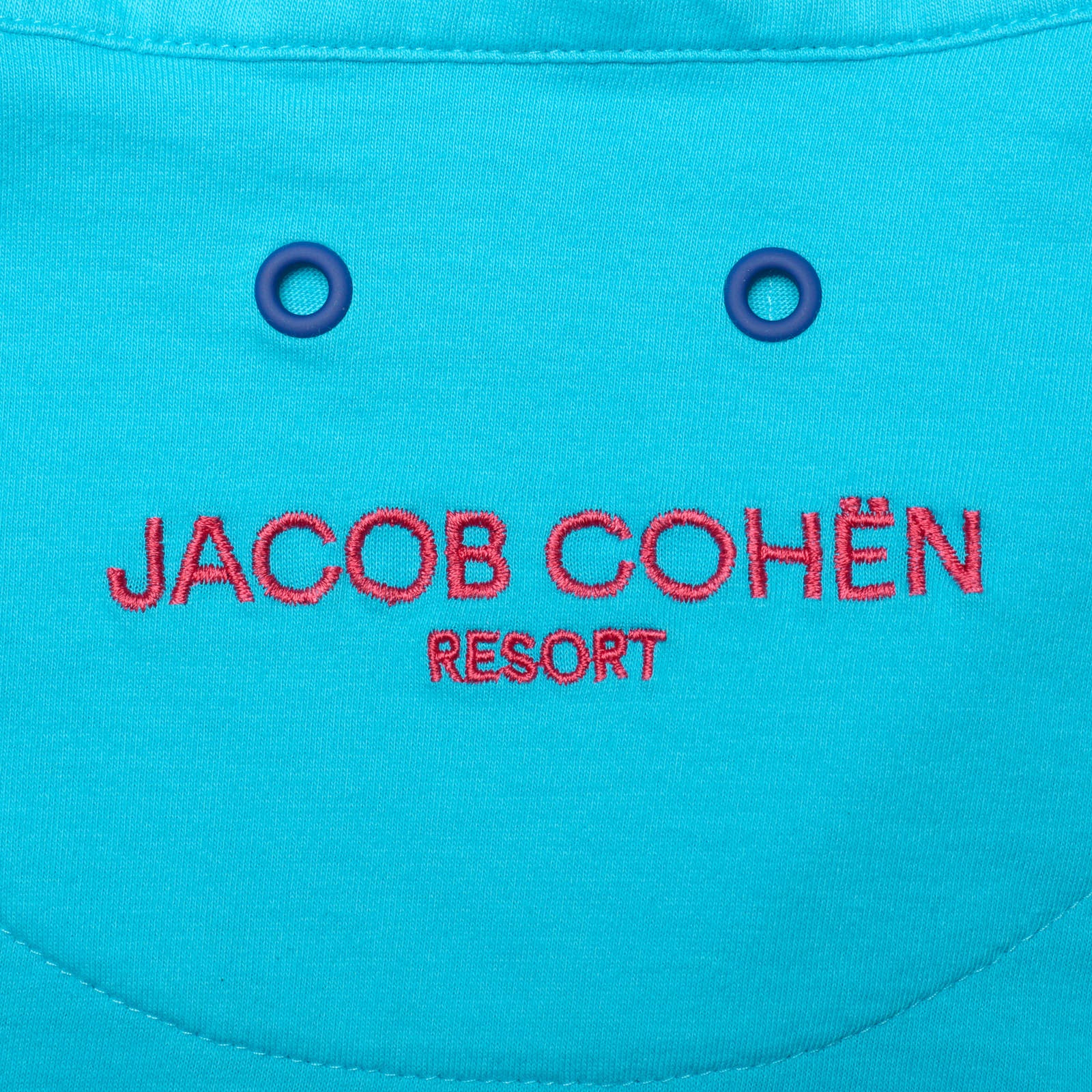 Rare JACOB COHEN Resort Azure  Blue Cotton Polo Shirt NEW XL