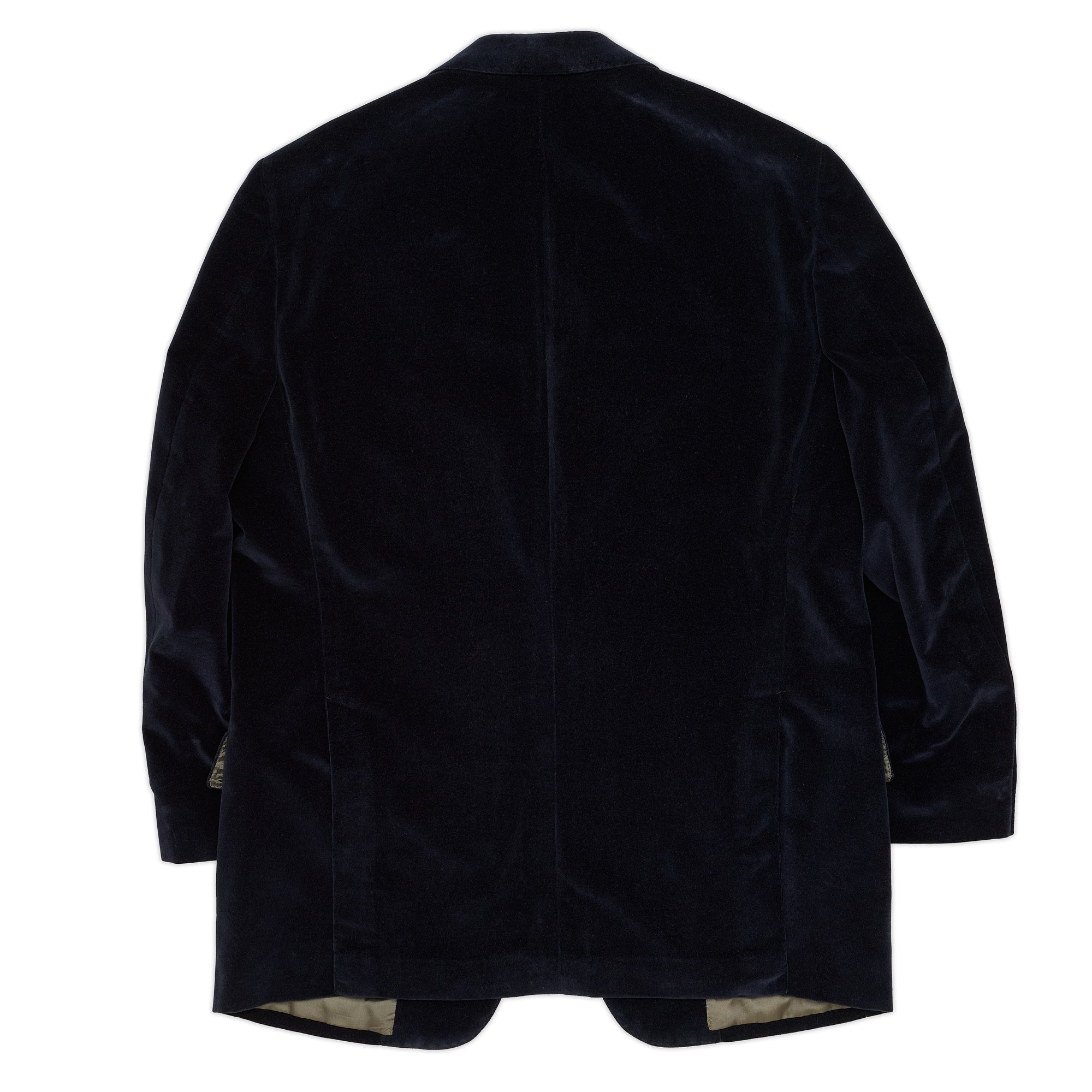 JAY KOS New York Navy Blue Cotton Velvet Jacket US 42 44