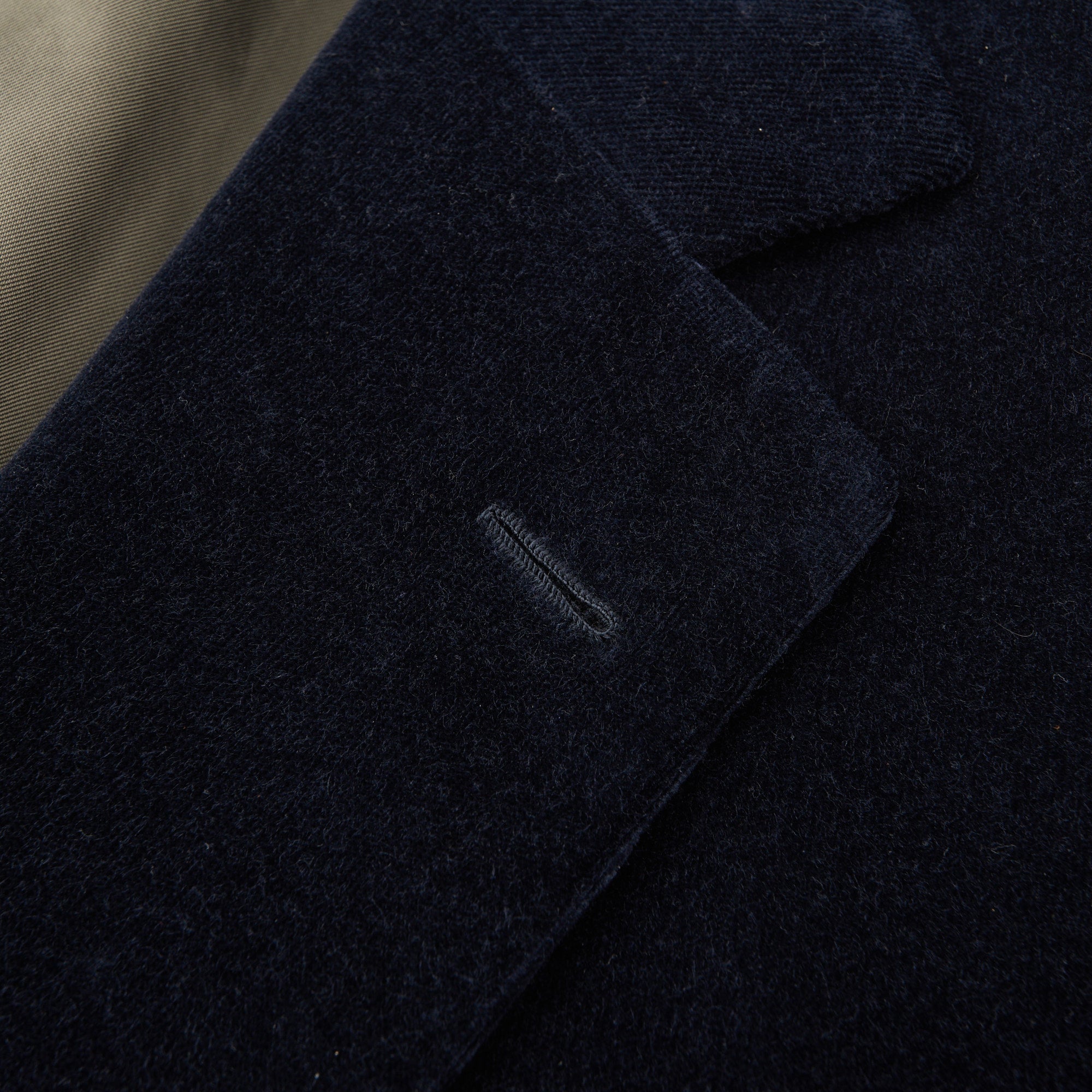 JAY KOS New York Navy Blue Cotton Velvet Jacket US 42 44 JAY KOS