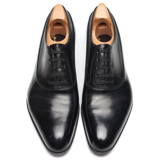 JOHN LOBB Paris Bespoke Black Calf Leather Balmoral Oxford Shoes UK 7.5 US 8.5