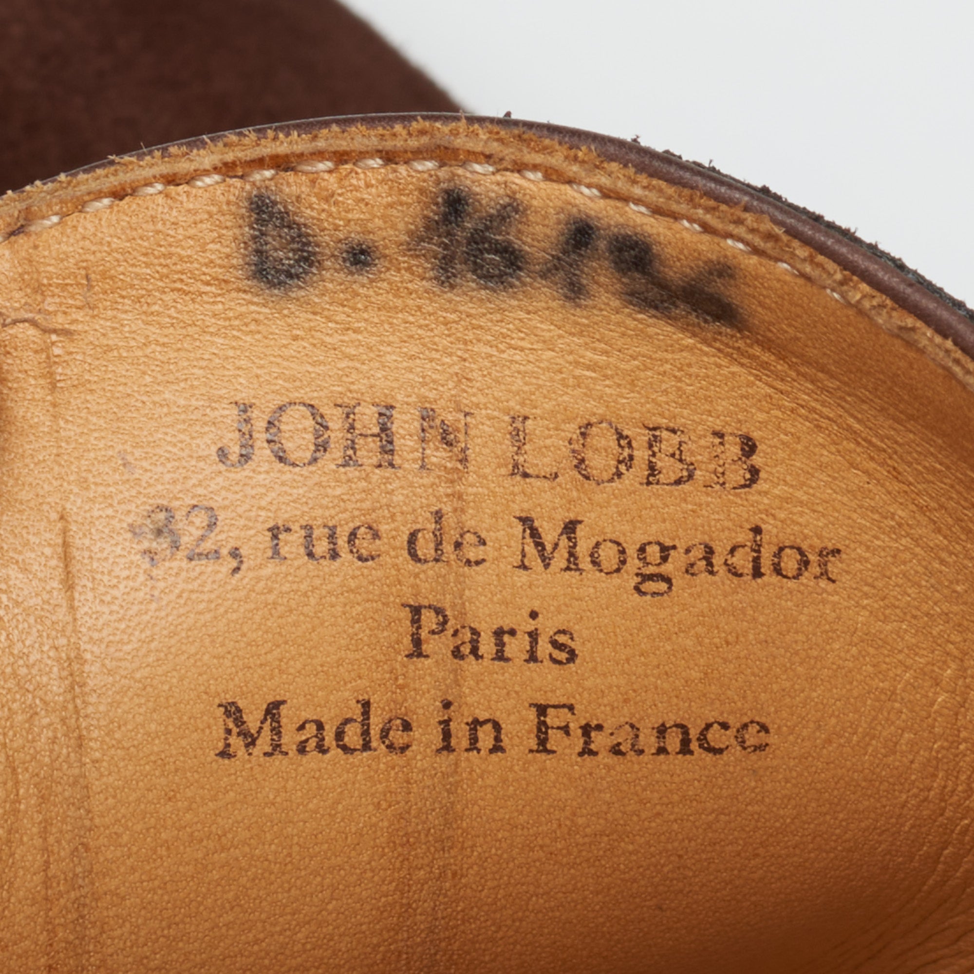 JOHN LOBB Paris Bespoke Brown Suede Leather Chukka Boots Shoes UK 7.5 US 8.5 JOHN LOBB