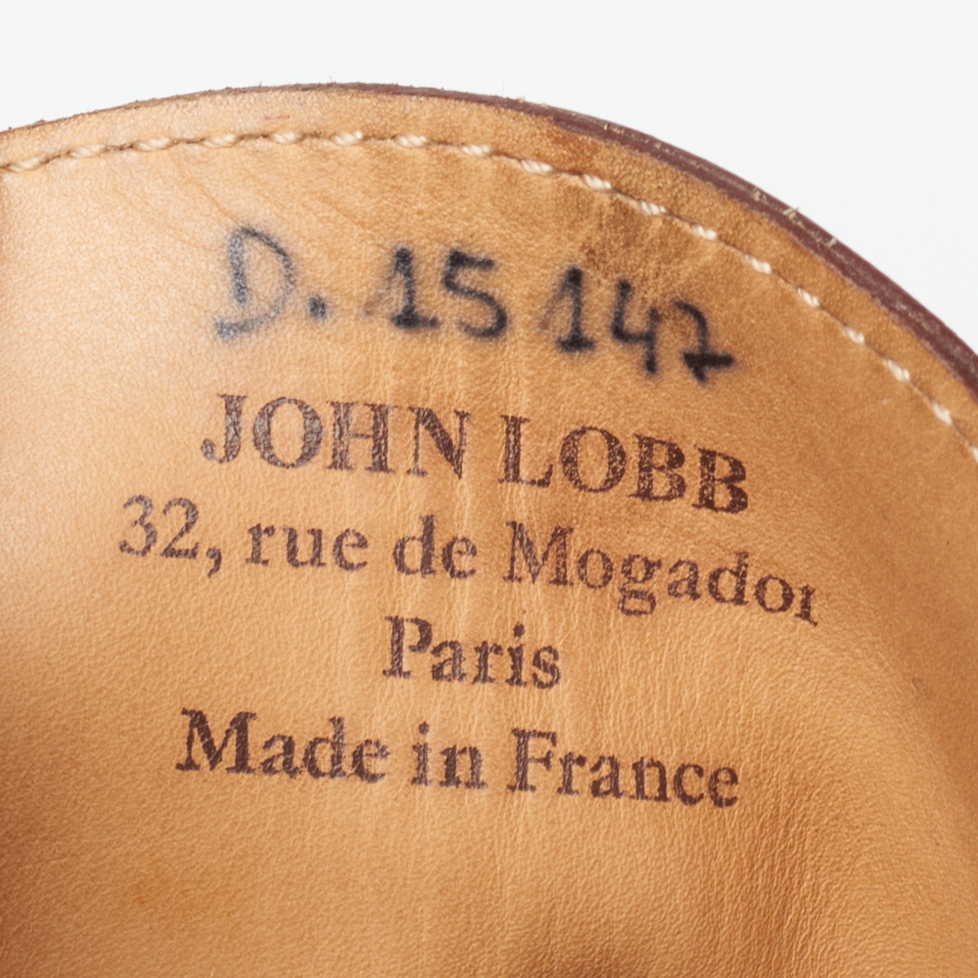 JOHN LOBB Paris Bespoke Brown Museum Calf Leather Oxford Shoes UK 7.5 US 8.5 JOHN LOBB