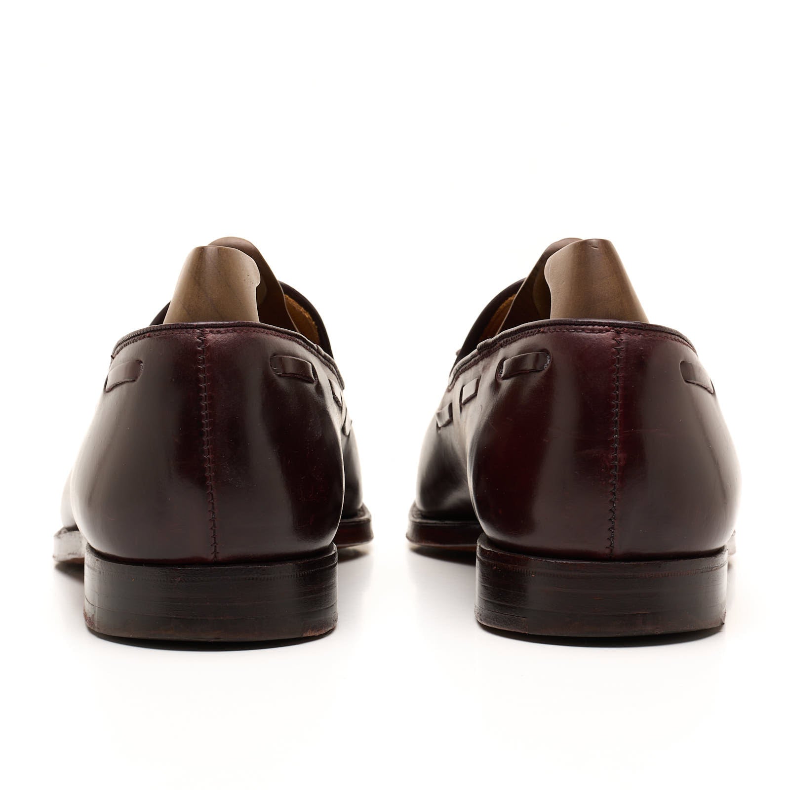 CROCKETT & JONES Cordovan Cavendish 2 Tassel Loafer Shoes UK 8E US 8.5