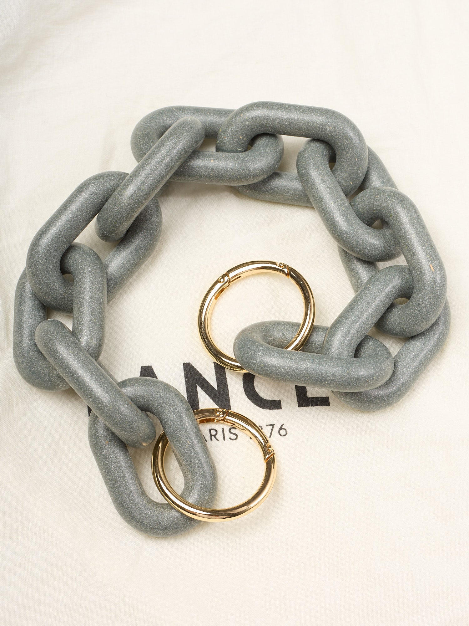 LANCEL PARIS Brown "Cocoon" Broen Leather Handbag Jumbo