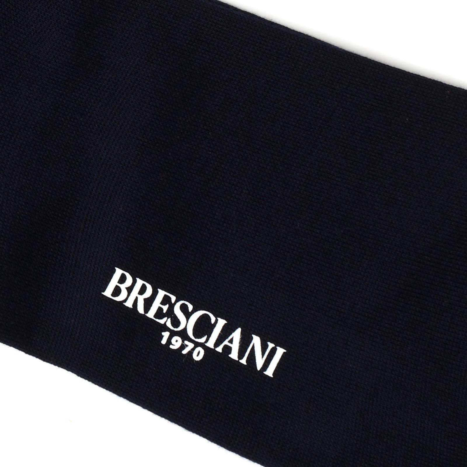 BRESCIANI Limited Collection Solid Sea Island Cotton Mid Calf Length Socks US M-L
