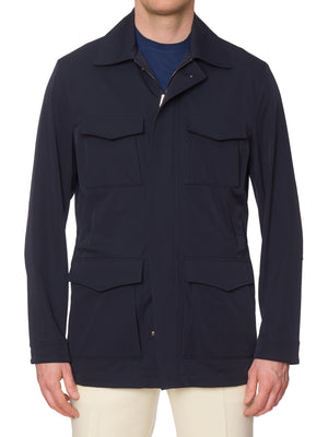 KITON KIRED Navy Blue Parka Jacket EU 50 NEW US M