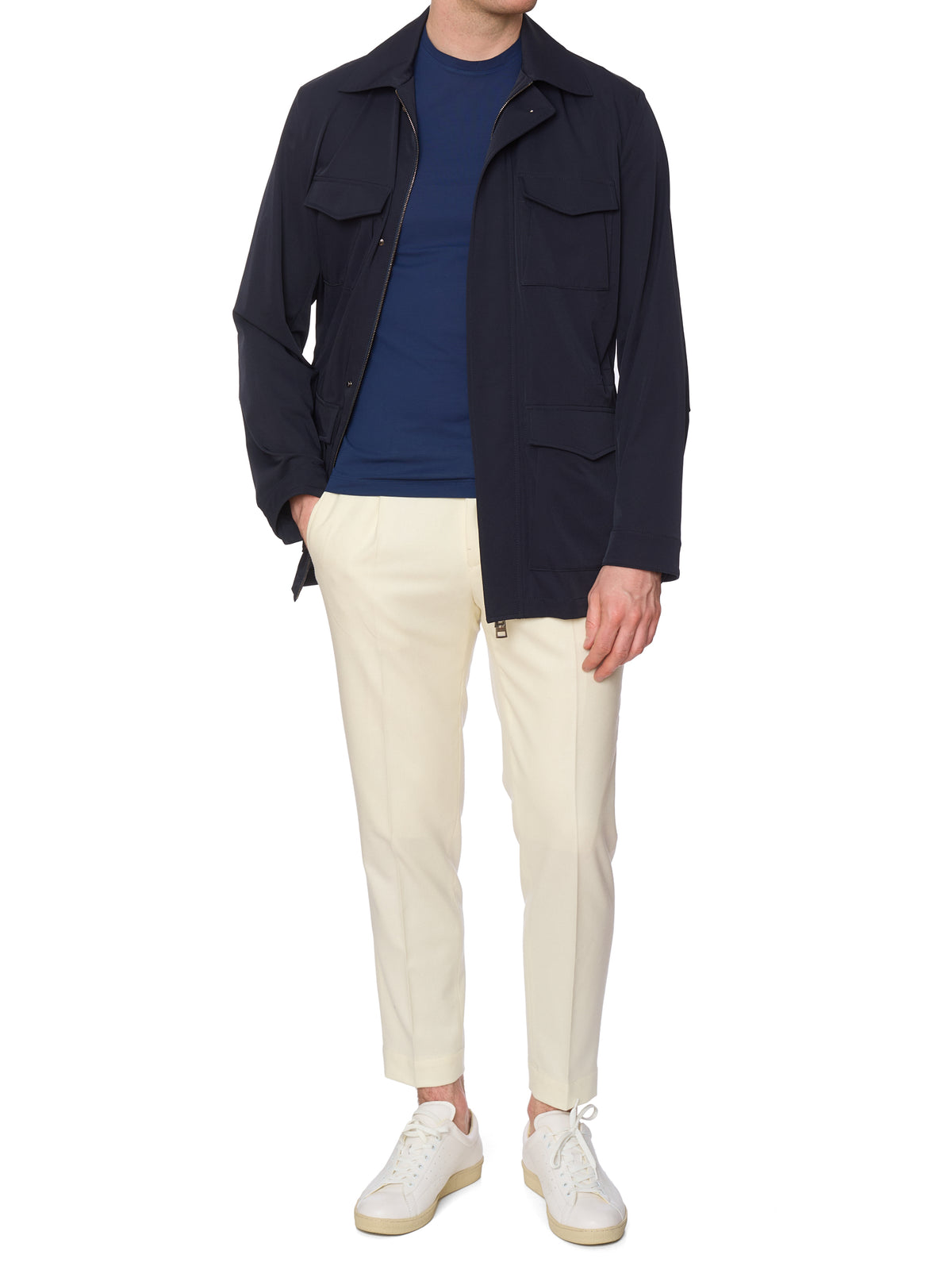 KITON KIRED Navy Blue Parka Jacket EU 50 NEW US M