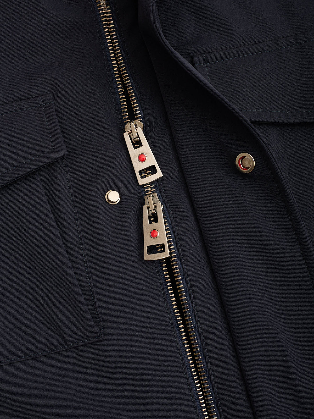KITON KIRED Navy Blue Parka Jacket EU 50 NEW US M