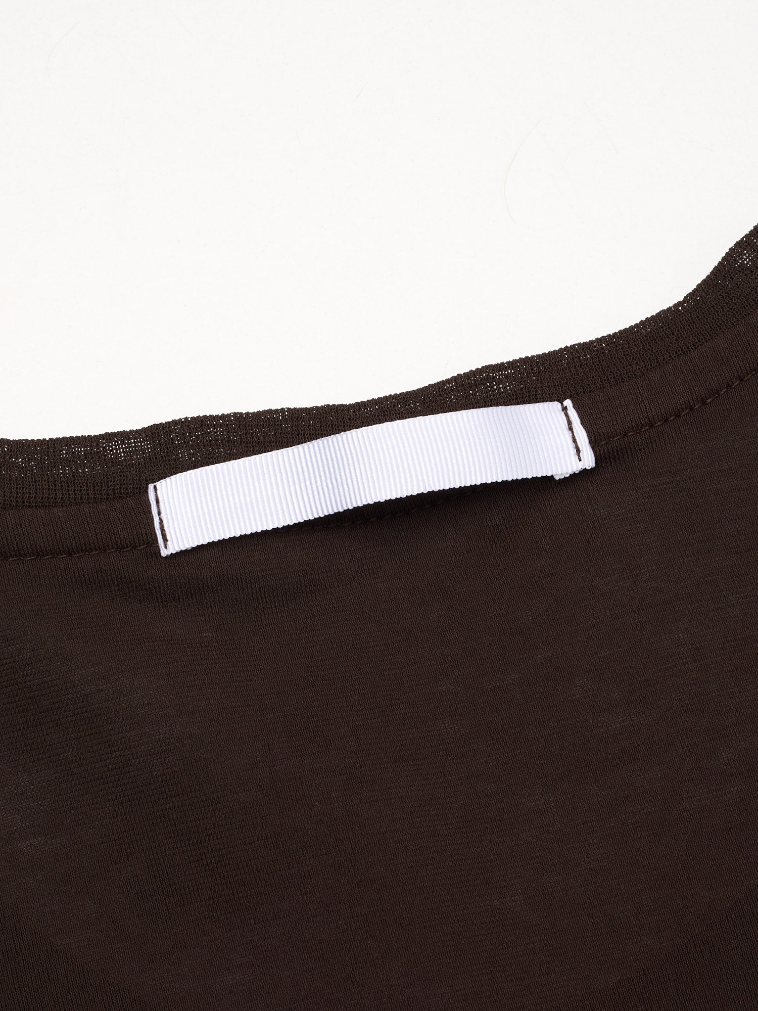 KITON KIRED "Bacio" Brown Exclusive Crepe Cotton Short Sleeve T-Shirt