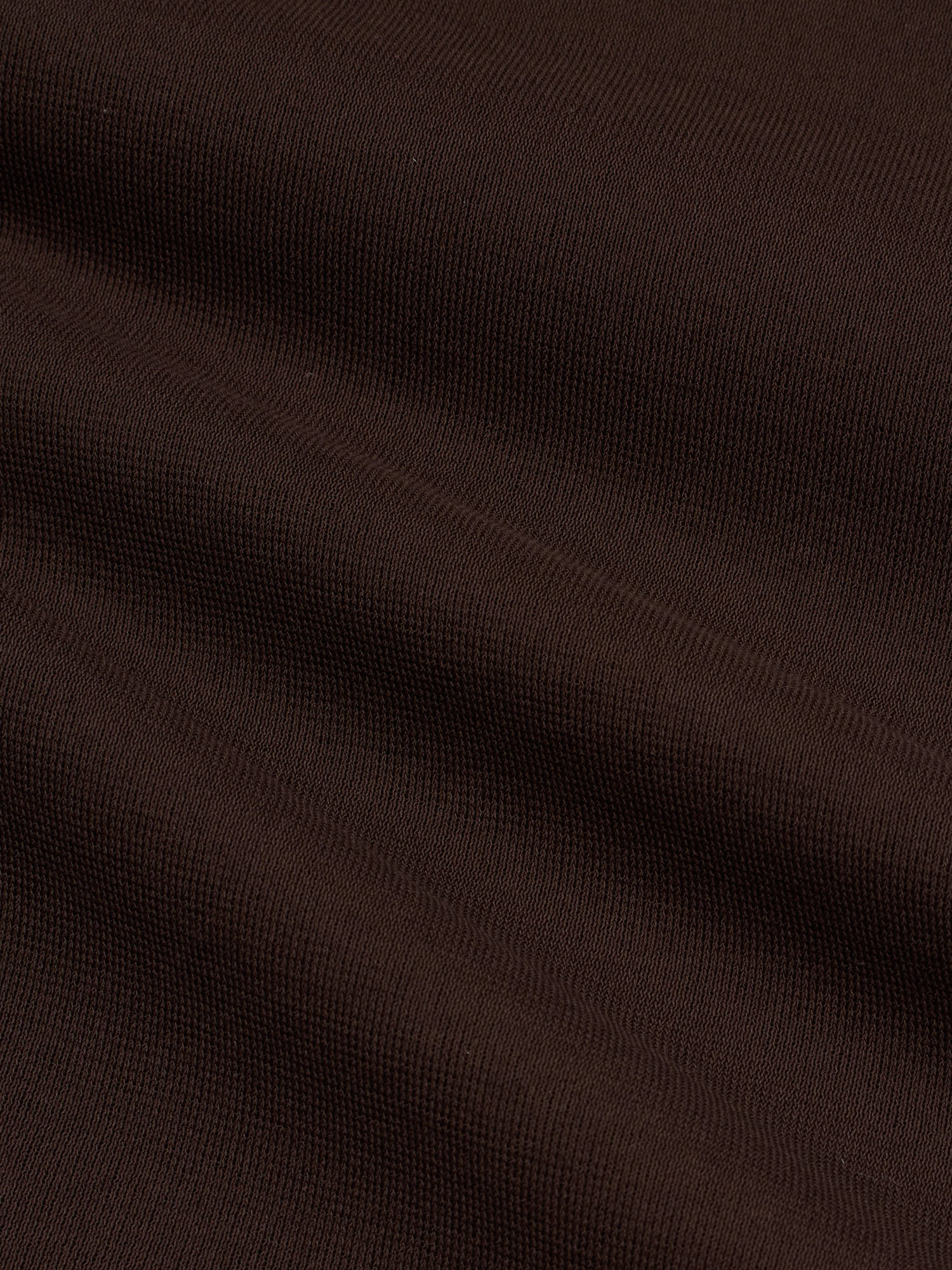 KITON KIRED "Bacio" Brown Exclusive Crepe Cotton Short Sleeve T-Shirt