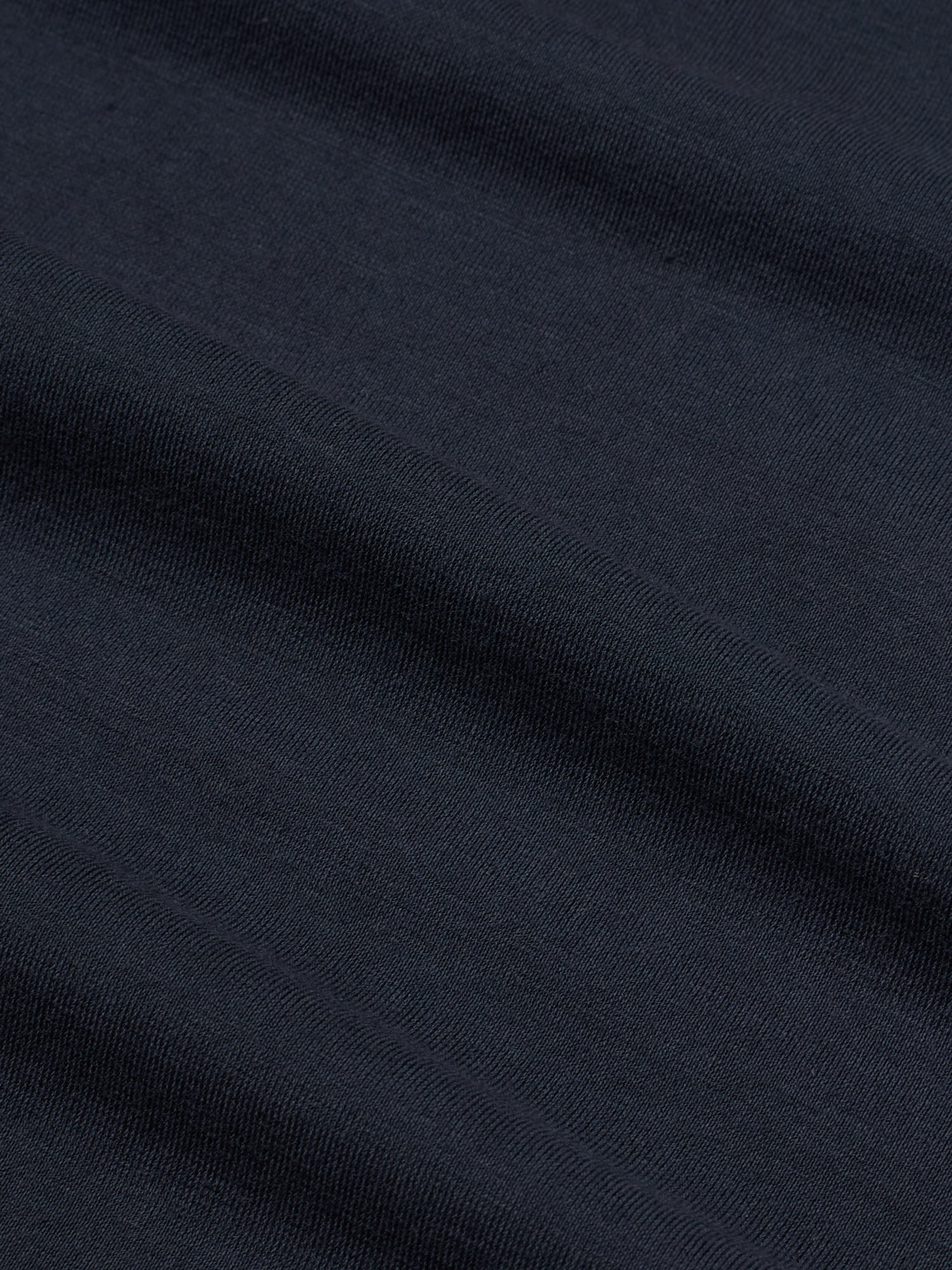 KITON KIRED "Bacio" Navy Blue Cotton-Elastane Short Sleeve T-Shirt