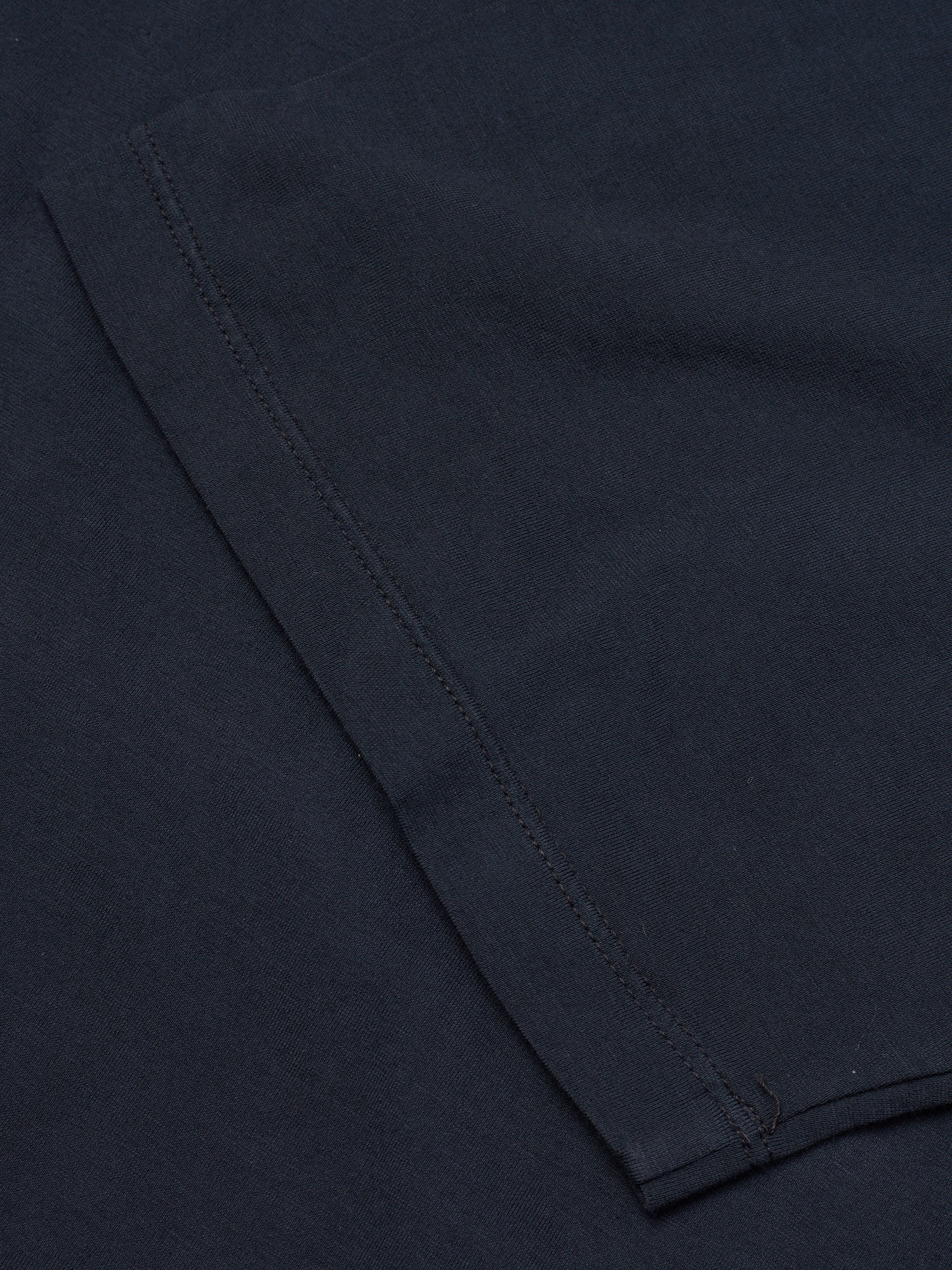 KITON KIRED "Bacio" Navy Blue Cotton-Elastane Short Sleeve T-Shirt