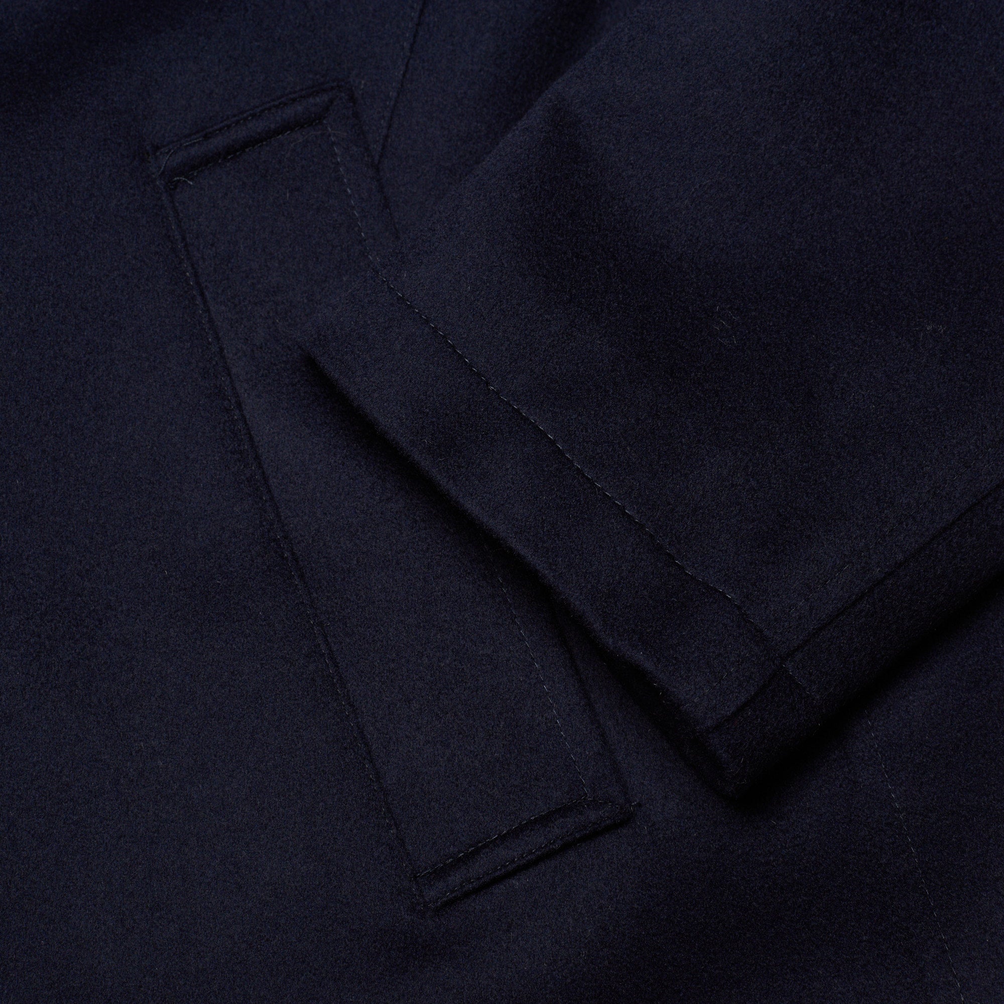 KITON KIRED "Emilius" Blue Virgin Wool Padded Jacket Parka Coat Beaver Collar KIRED