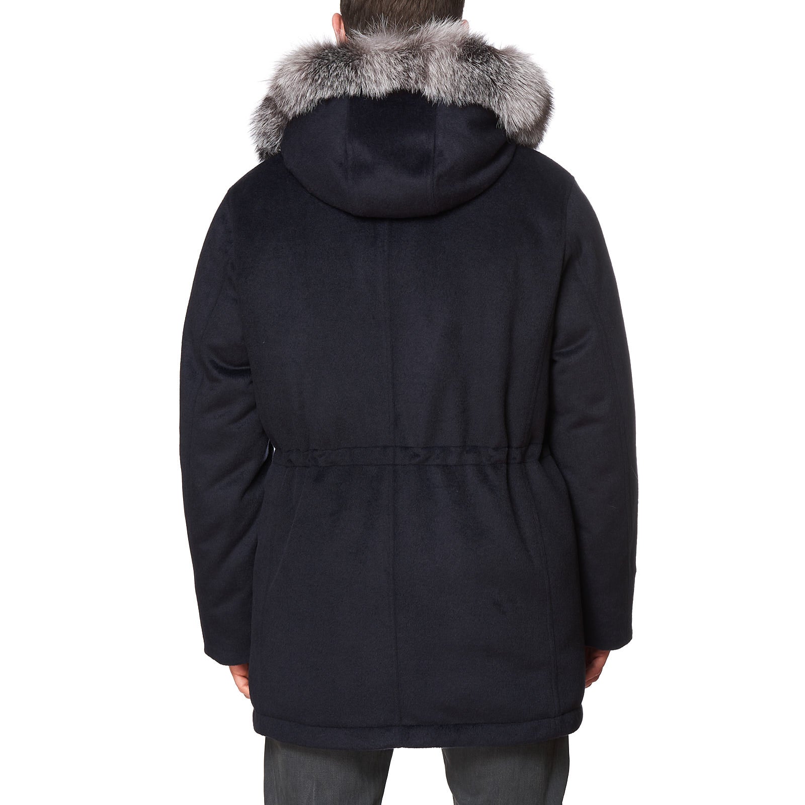 KITON KIRED "Frau" Goose Down Hooded Parka Jacket Raccoon Fur 50 US M KIRED