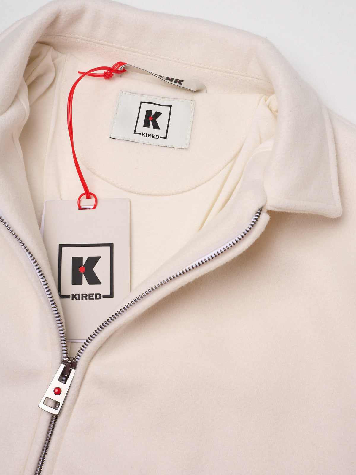 KITON KIRED "Furb" Cream Bomber Jacket EU 50 NEW US M