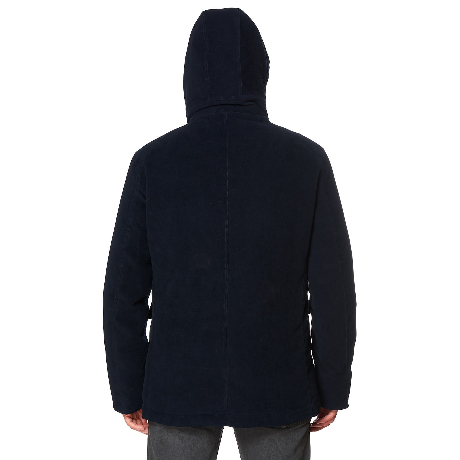 KITON KIRED "Keal" Dark Blue Cashmere Goose Down Padded Hooded Parka Jacket Coat KIRED