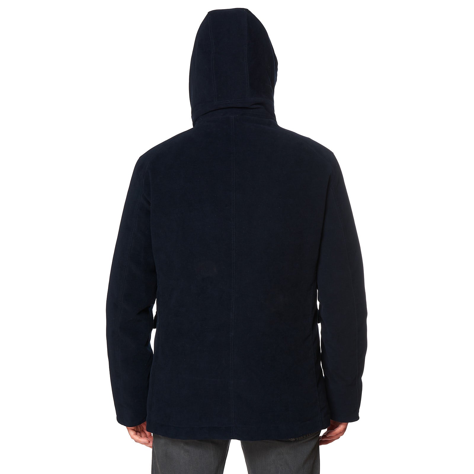 KITON KIRED "Keal" Dark Blue Cashmere Goose Down Padded Hooded Parka Jacket Coat KIRED
