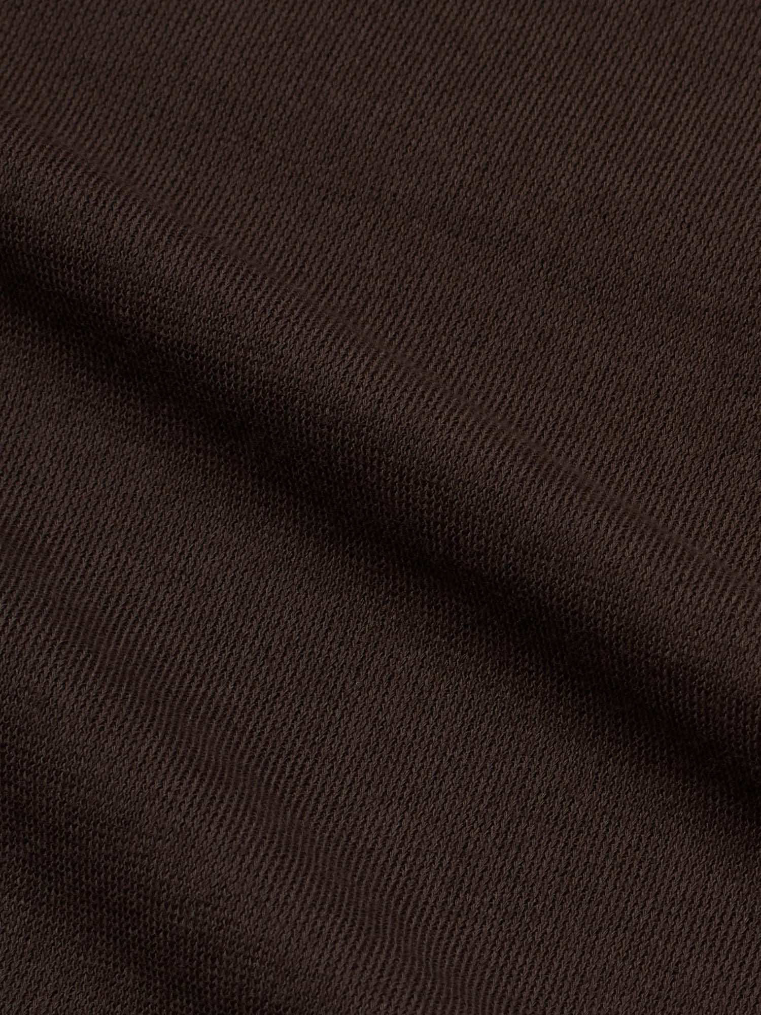 KITON KIRED "Kiss" Brown Exclusive Crepe Cotton Short Sleeve T-Shirt