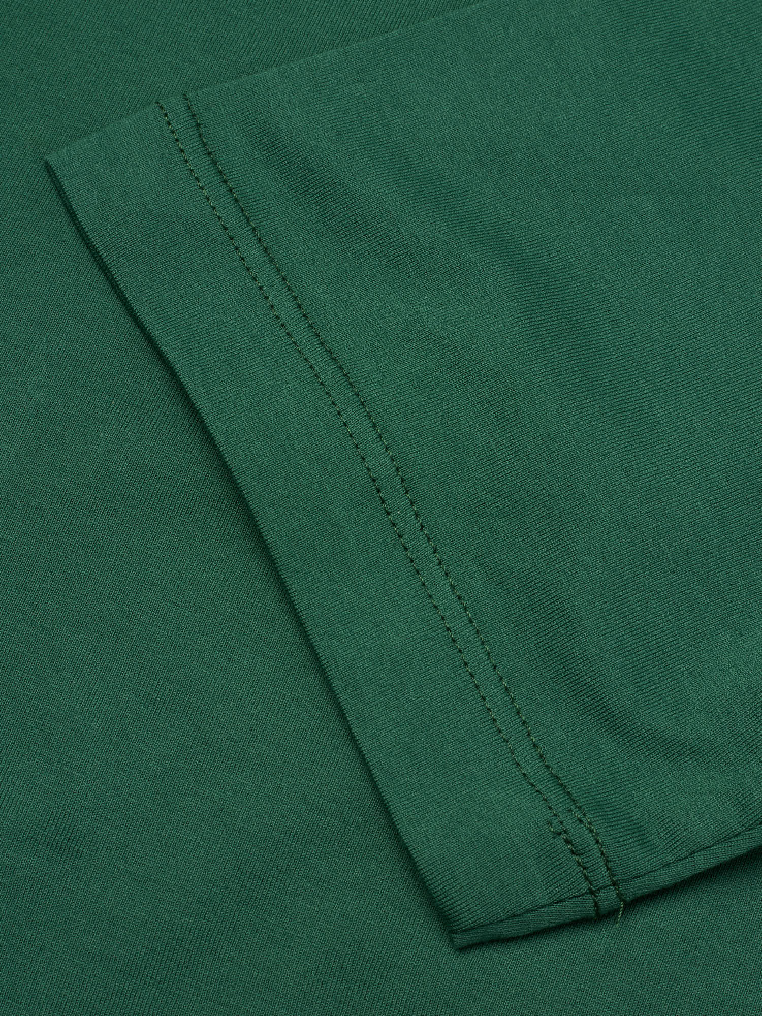 KITON KIRED "Kiss" Green Exclusive Crepe Cotton Short Sleeve T-Shirt