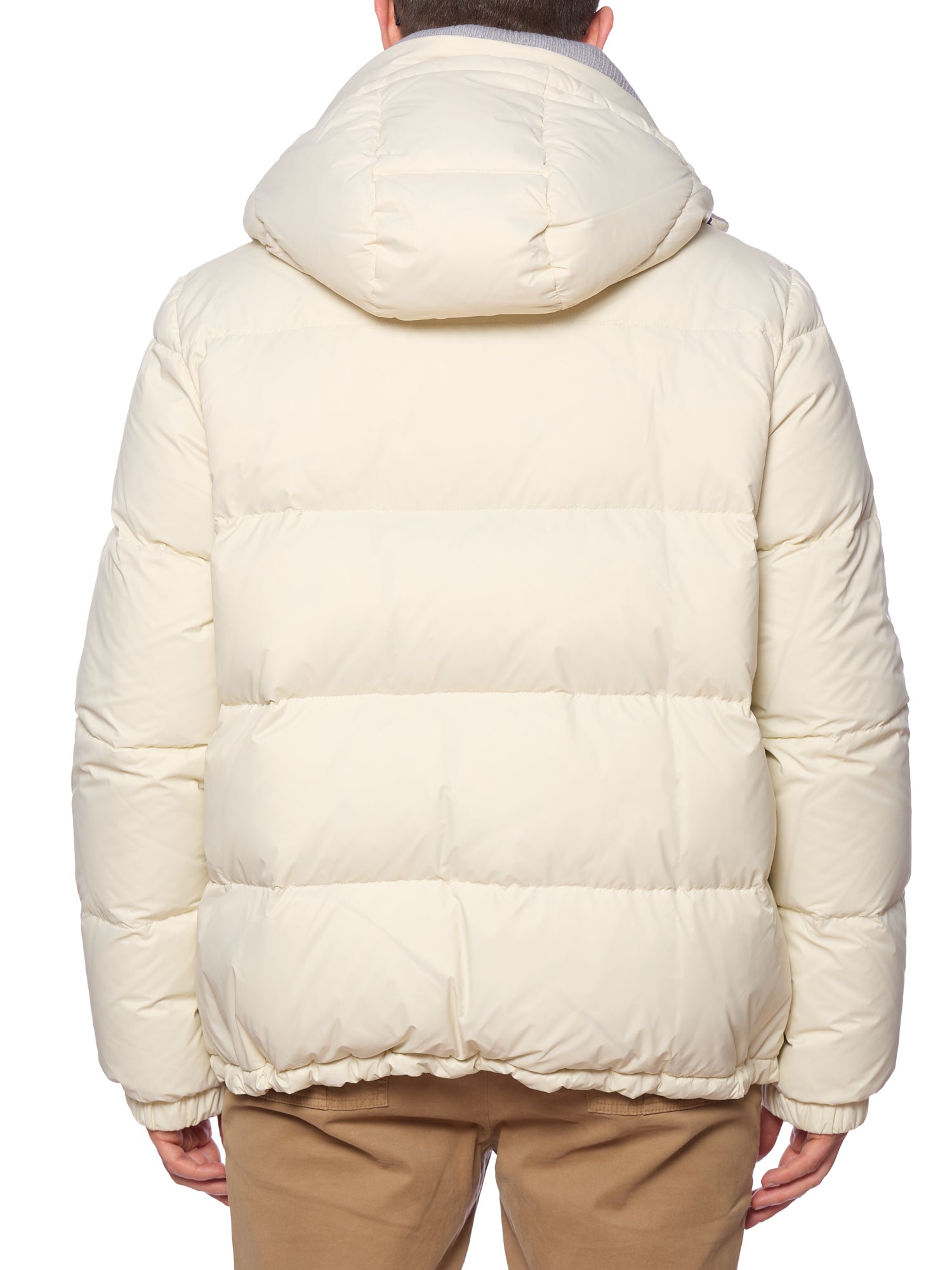 KITON KIRED "Nera" White Rainproof Down Puffer Jacket Parka EU 50 US M 2025