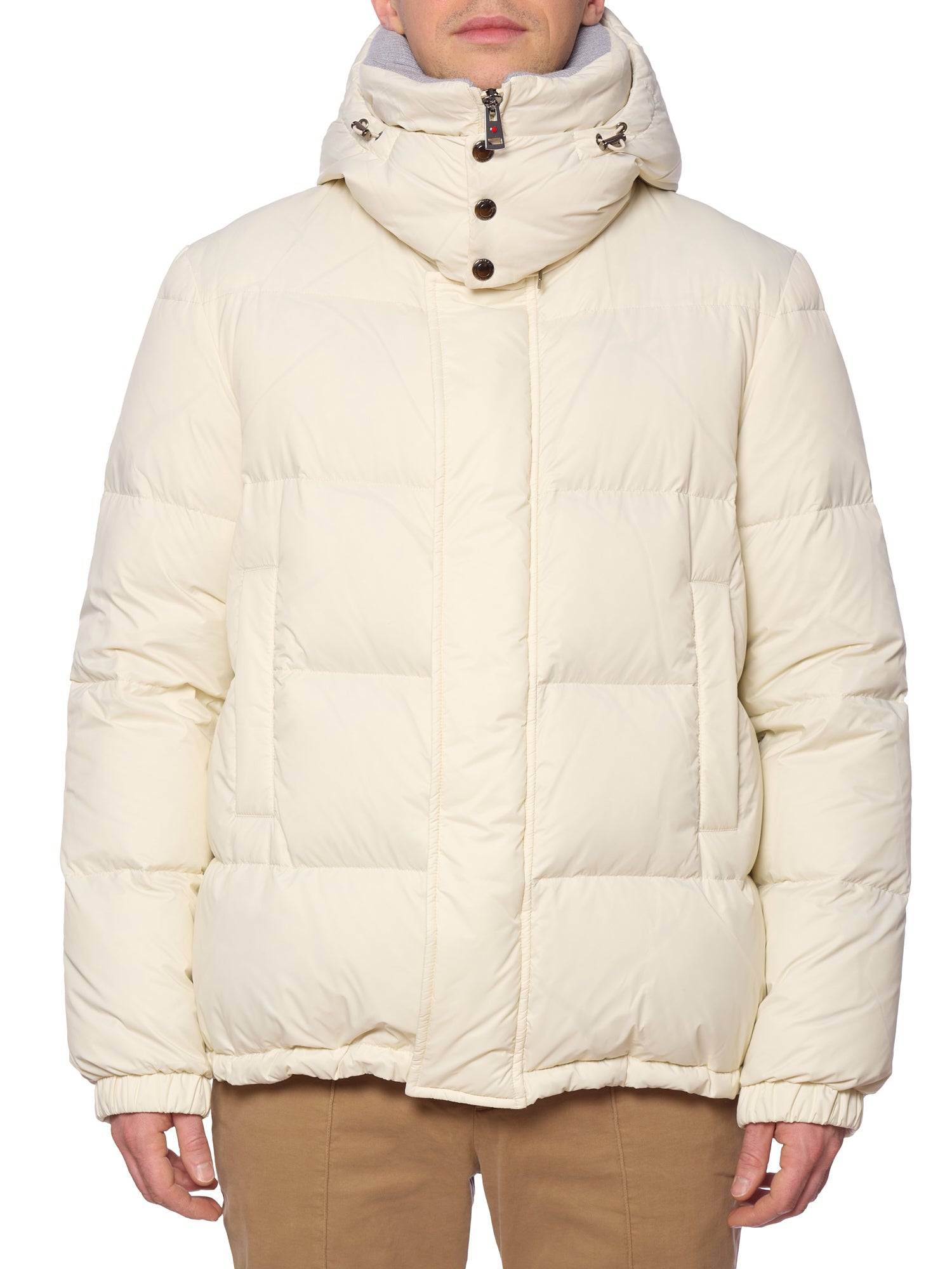 KITON KIRED "Nera" White Rainproof Down Puffer Jacket Parka EU 50 US M 2025