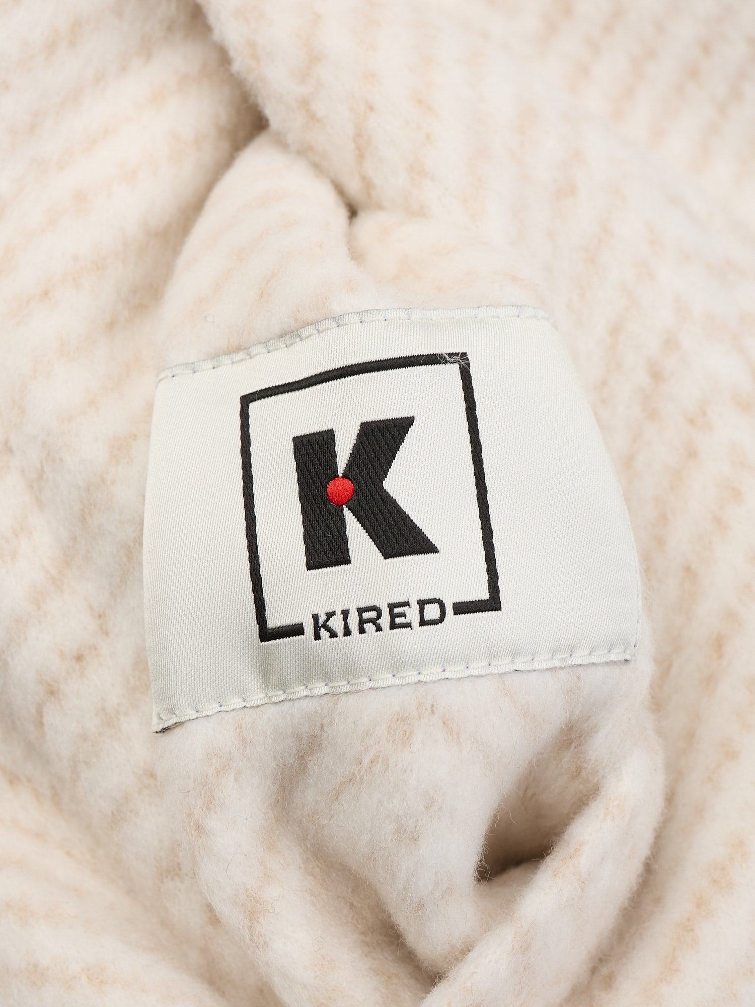 KITON KIRED "Peak" Cream Heavy Reversible Double Sided Coat Zegna Cloth