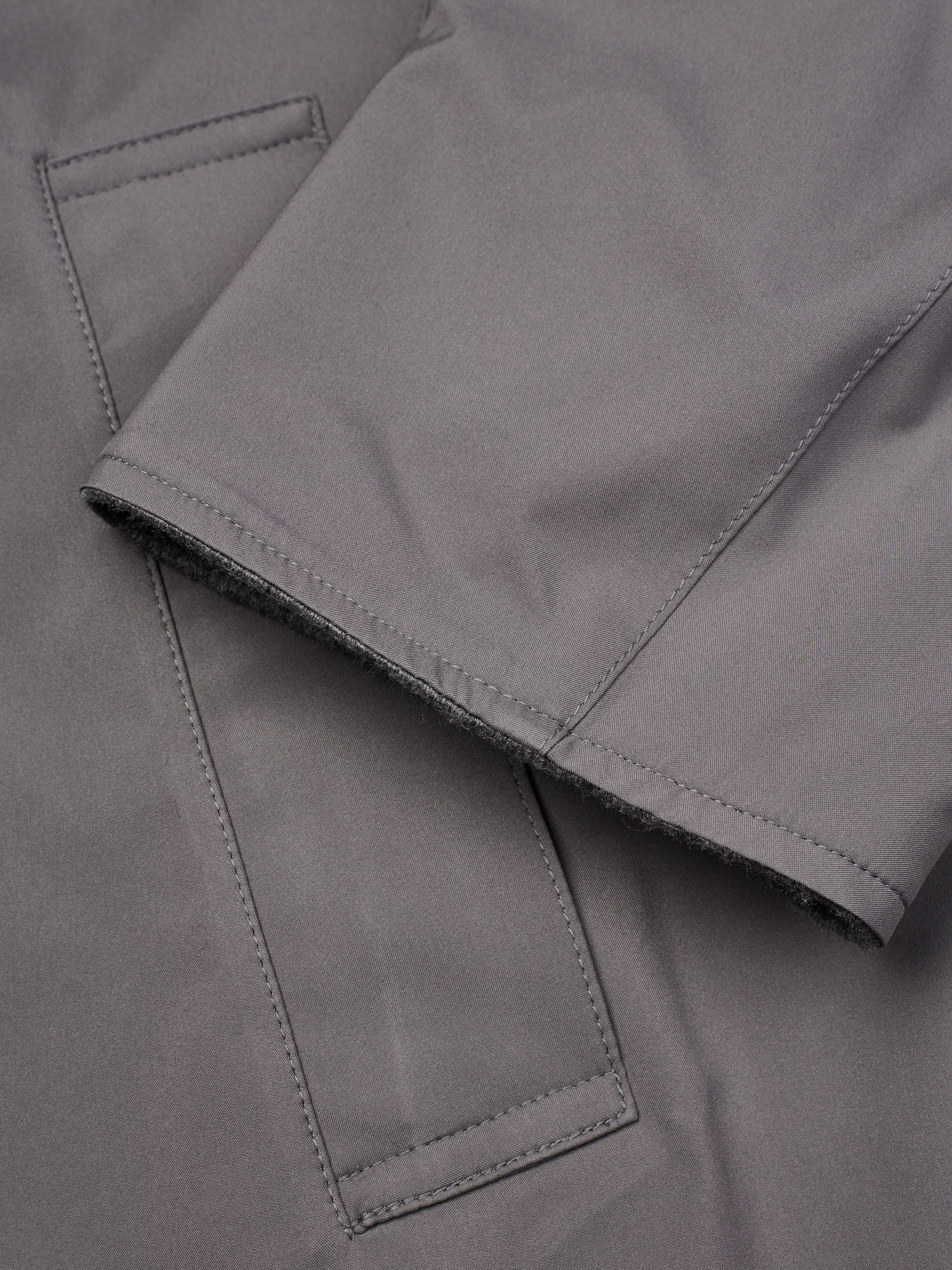 KITON KIRED "Peak" Gray Double Sided Reversible Carlo Barbera Cashmere Coat