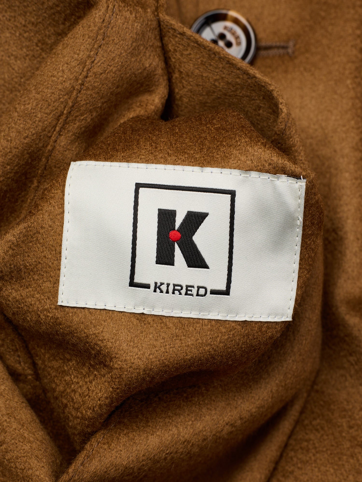 KITON KIRED "Peak" Vicuna Color Double Sided Carlo Barbera Cashmere Coat