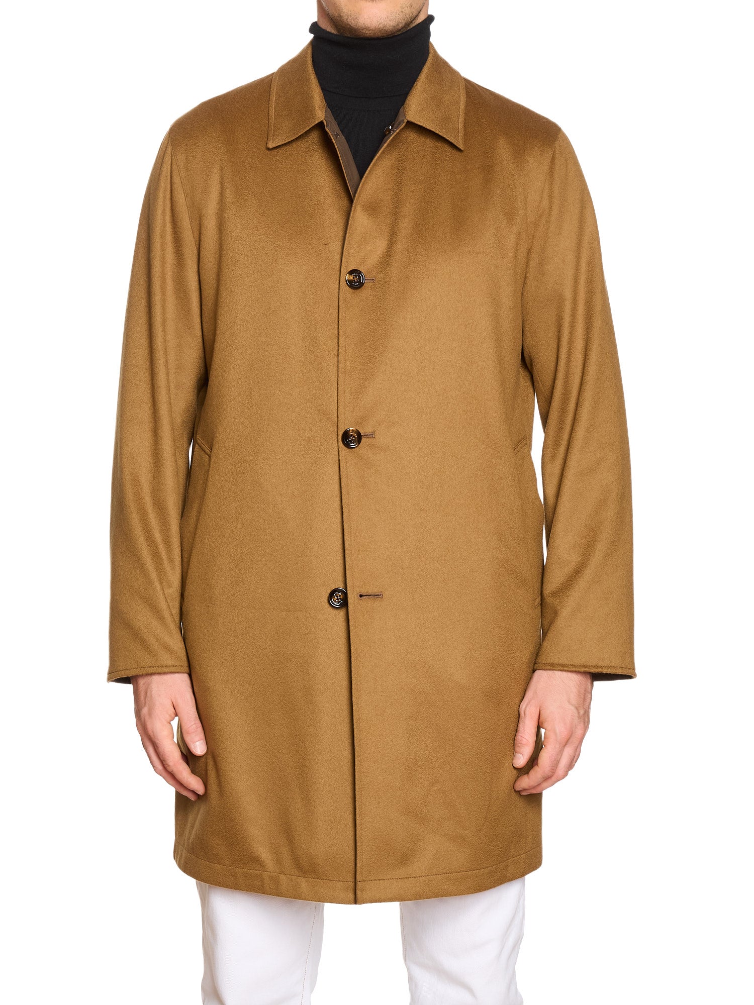KITON KIRED "Peak" Vicuna Color Double Sided Carlo Barbera Cashmere Coat