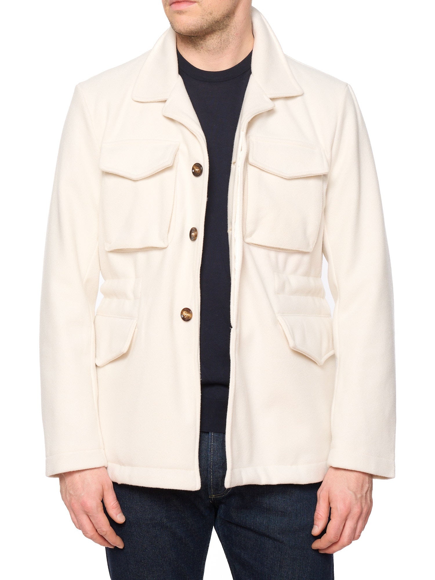 KITON KIRED "Pikes" Cream Jacket EU 50 NEW US M