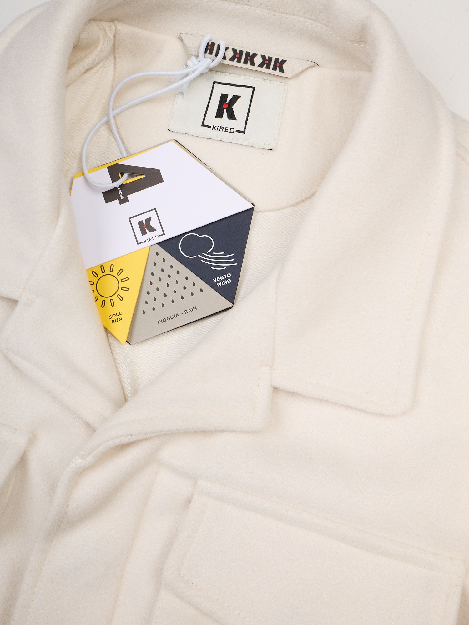 KITON KIRED "Pikes" Cream Jacket EU 50 NEW US M