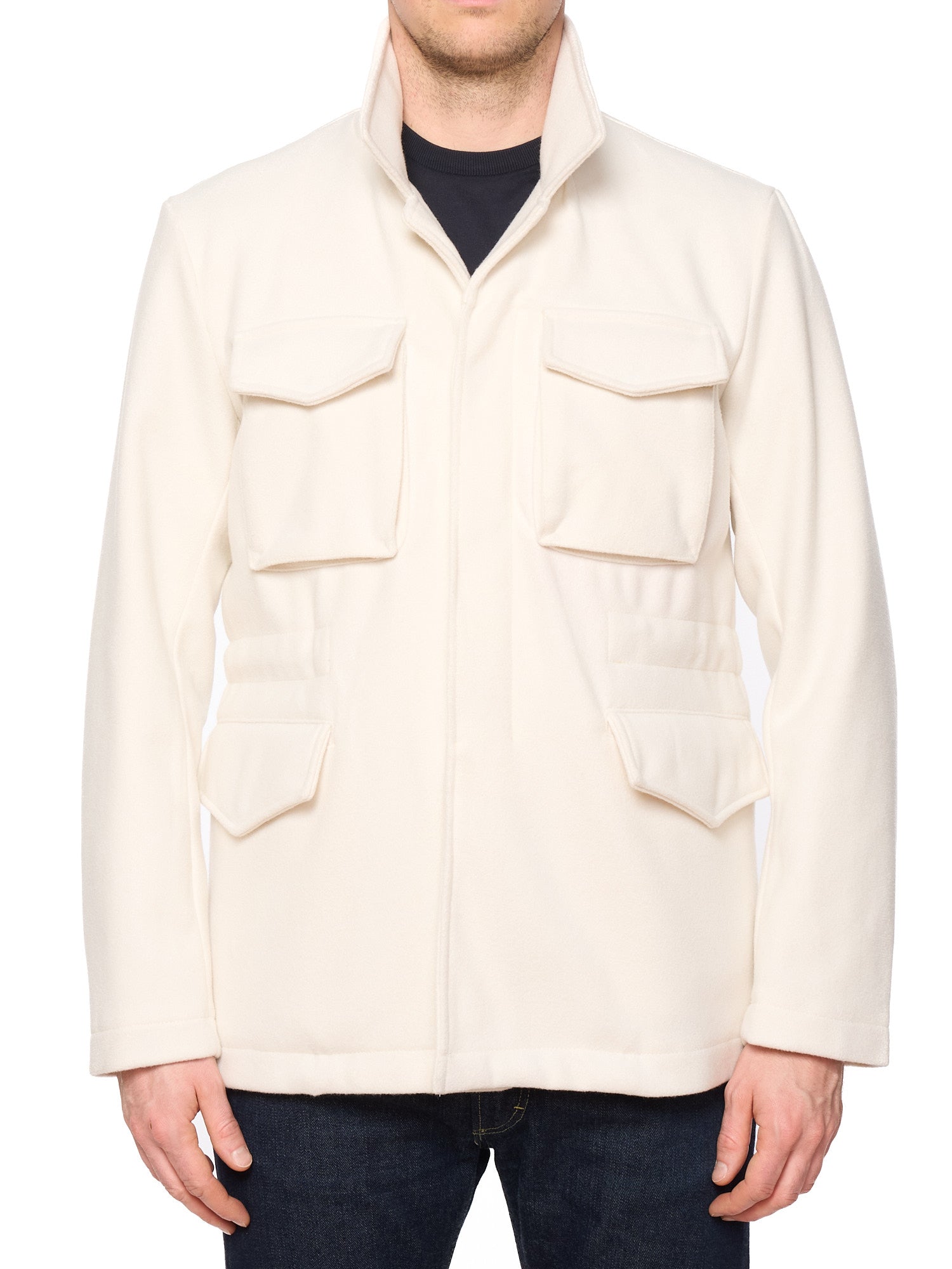 KITON KIRED "Pikes" Cream Jacket EU 50 NEW US M