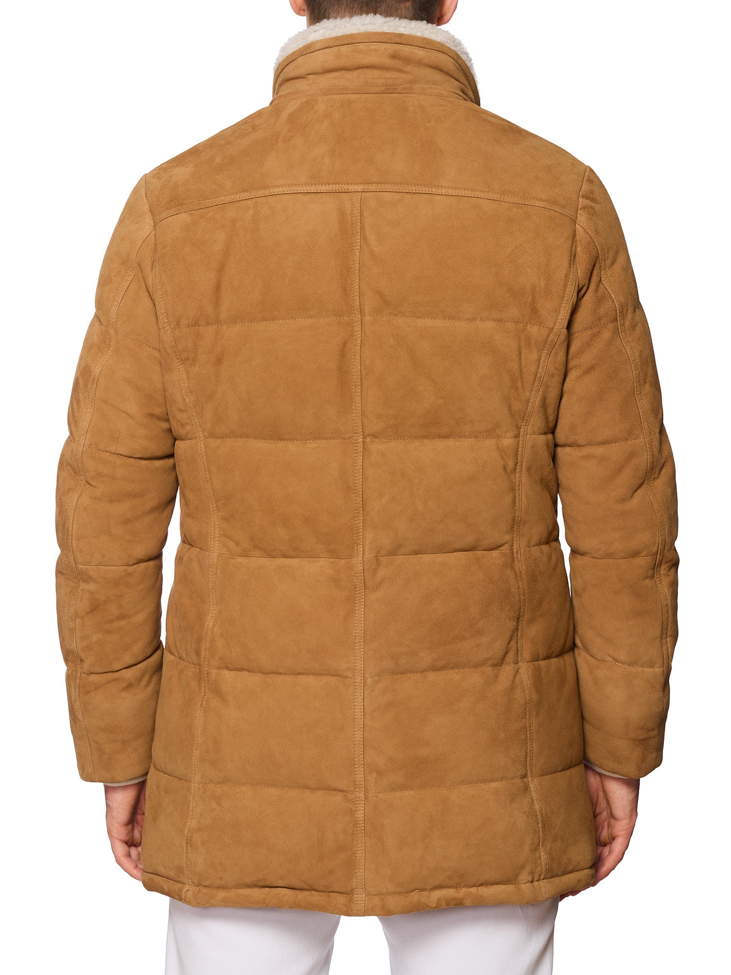 KITON KIRED "Po" Camel Color Down Padded Shearling Collar Parka EU 48 US S 2025
