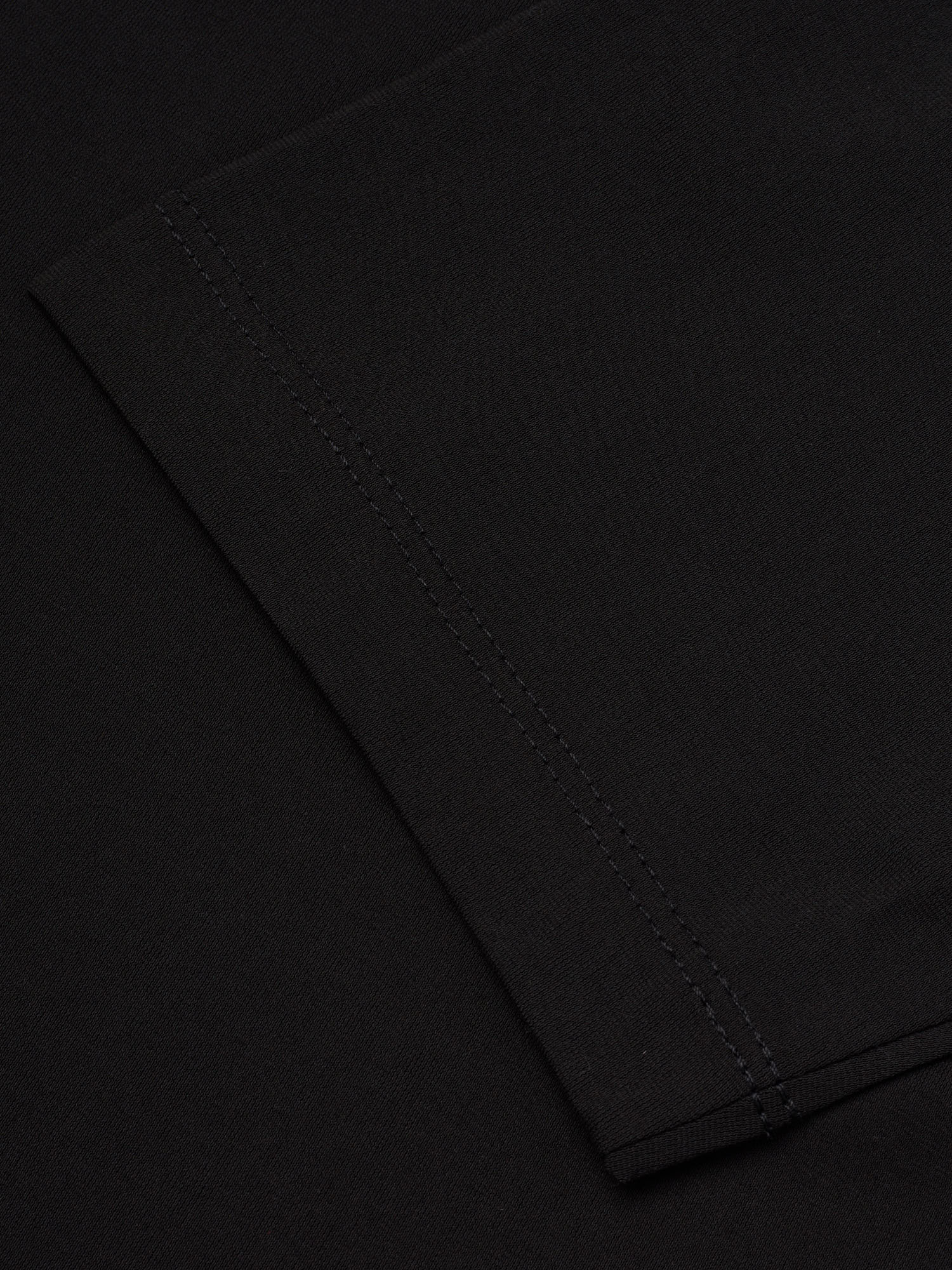 KITON KIRED "Positano" Black Exclusive Crepe Cotton Short Sleeve Polo