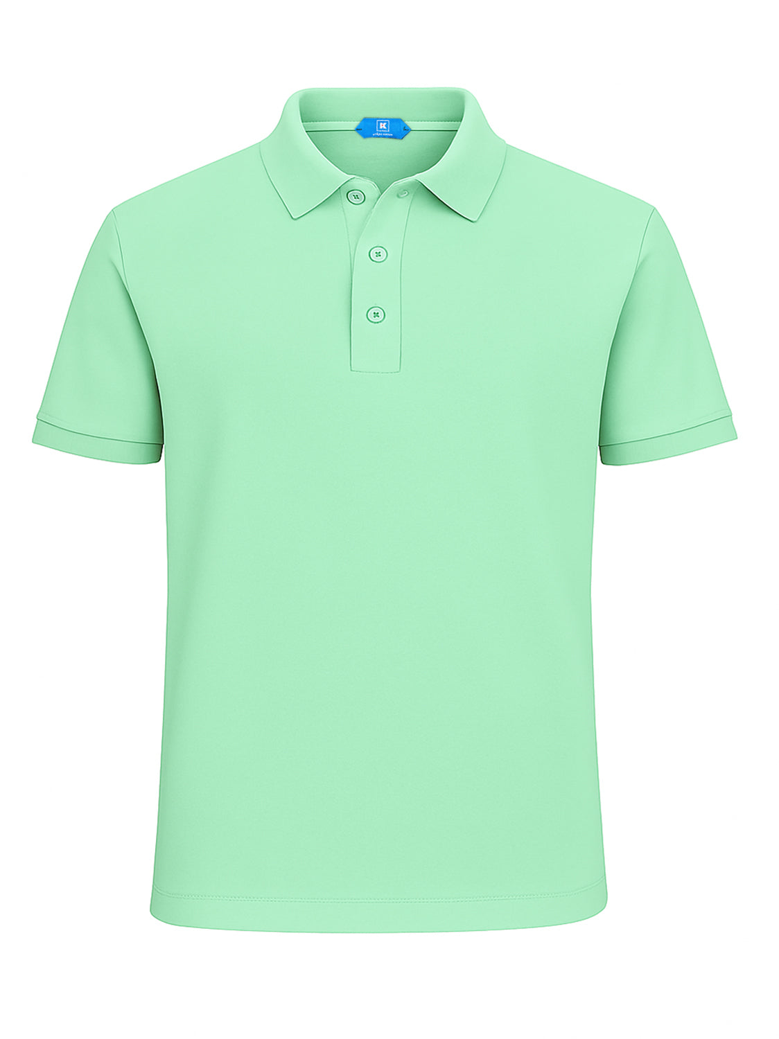 KITON KIRED "Positano" Green Exclusive Crepe Cotton Short Sleeve Polo
