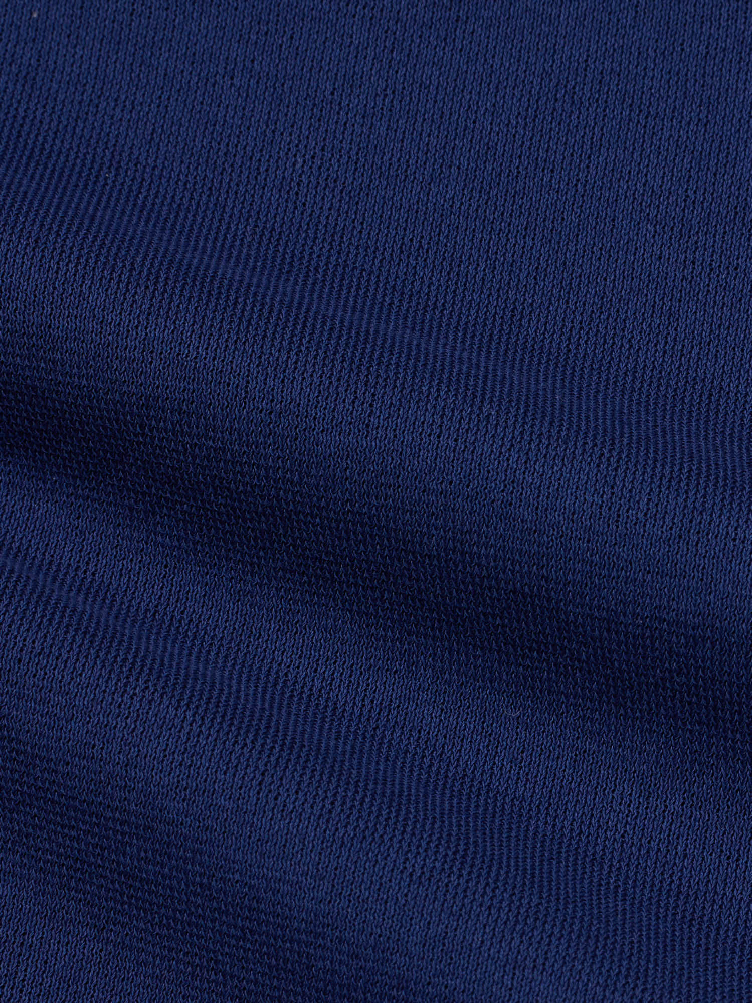 KITON KIRED "Positano" Navy Blue Exclusive Crepe Cotton Short Sleeve Polo